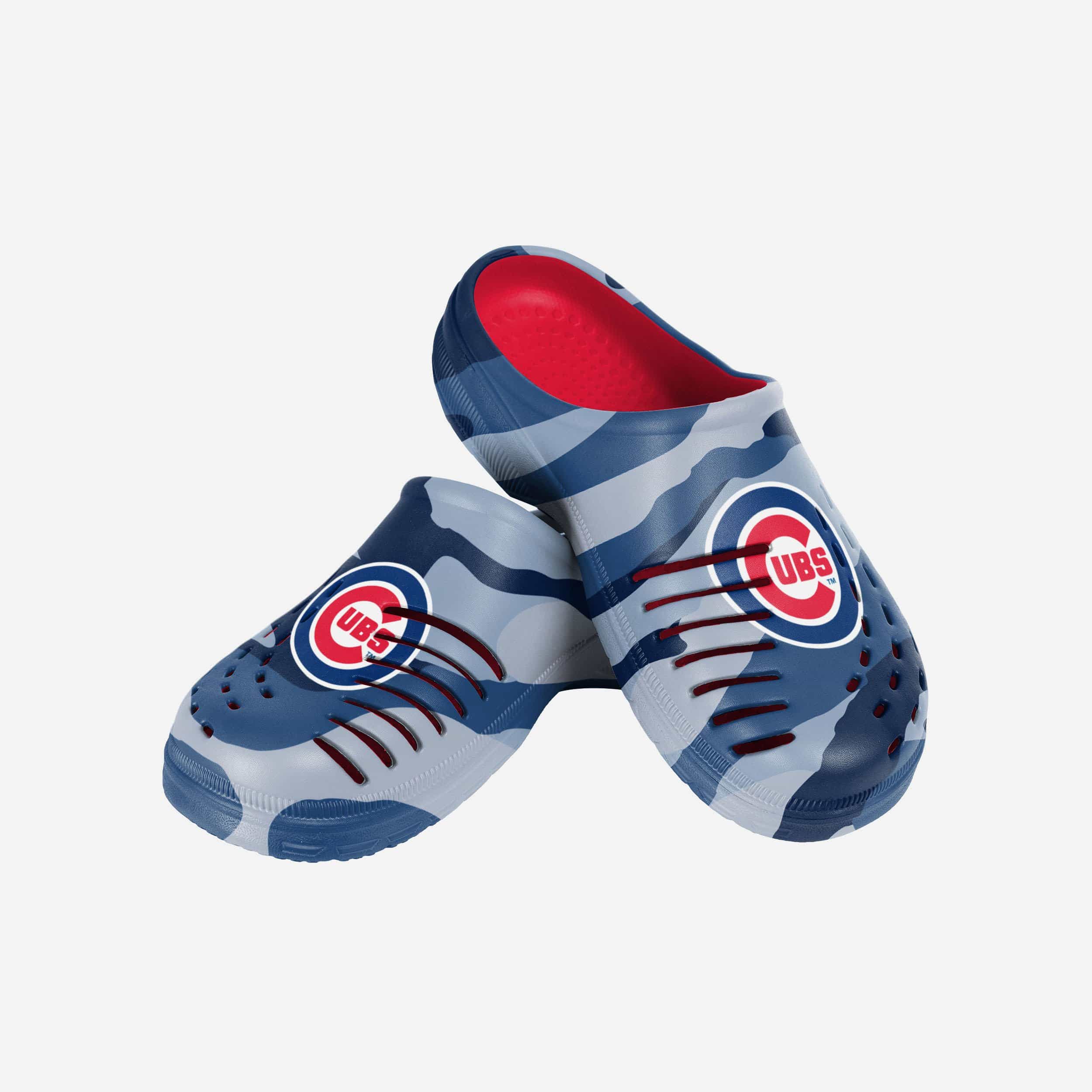 Chicago Cubs Tonal Camo Clogs - Show Your Fandom!