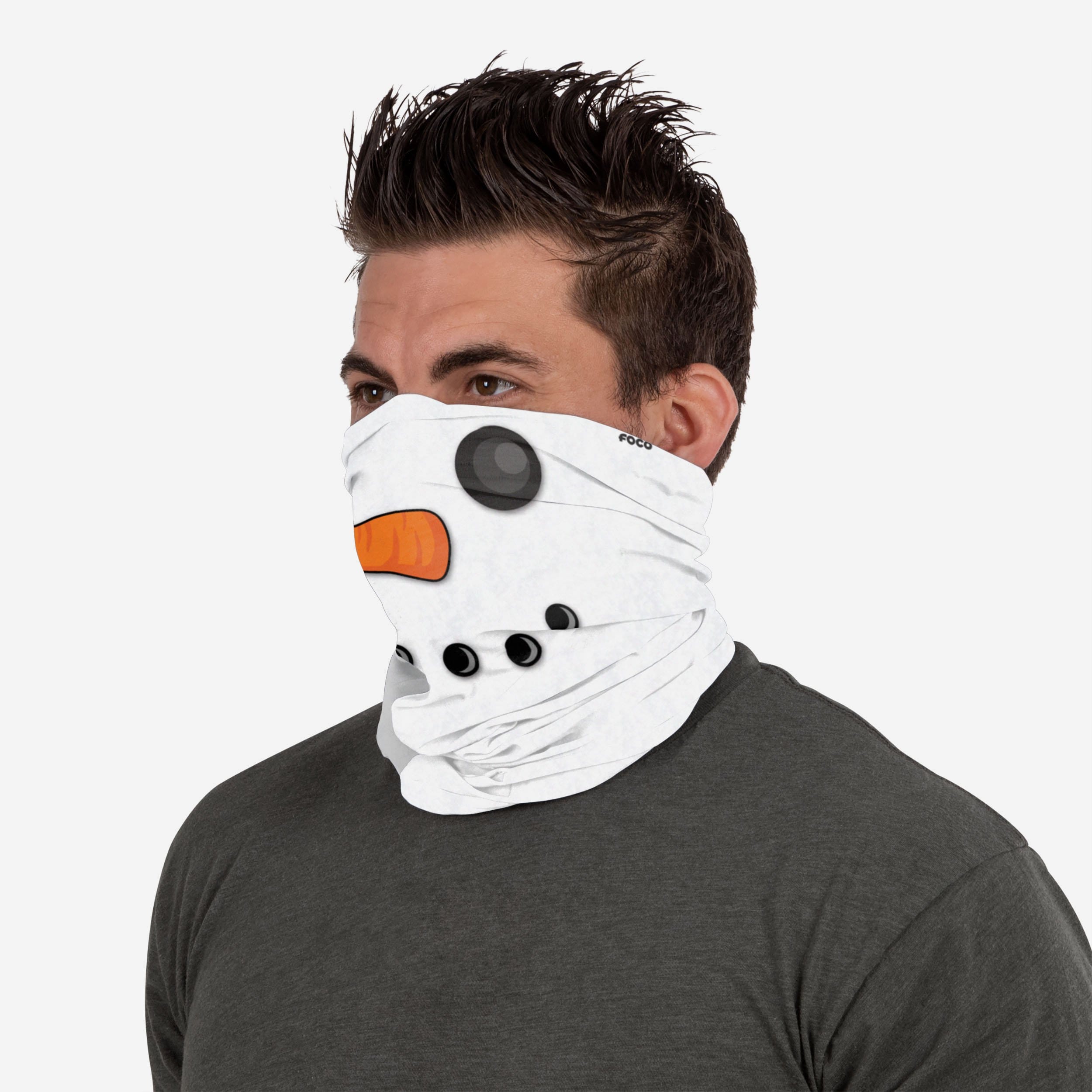 Enchanting Snowman Polyfleece Gaiter Scarf - A Must-Have Fashion Accessory