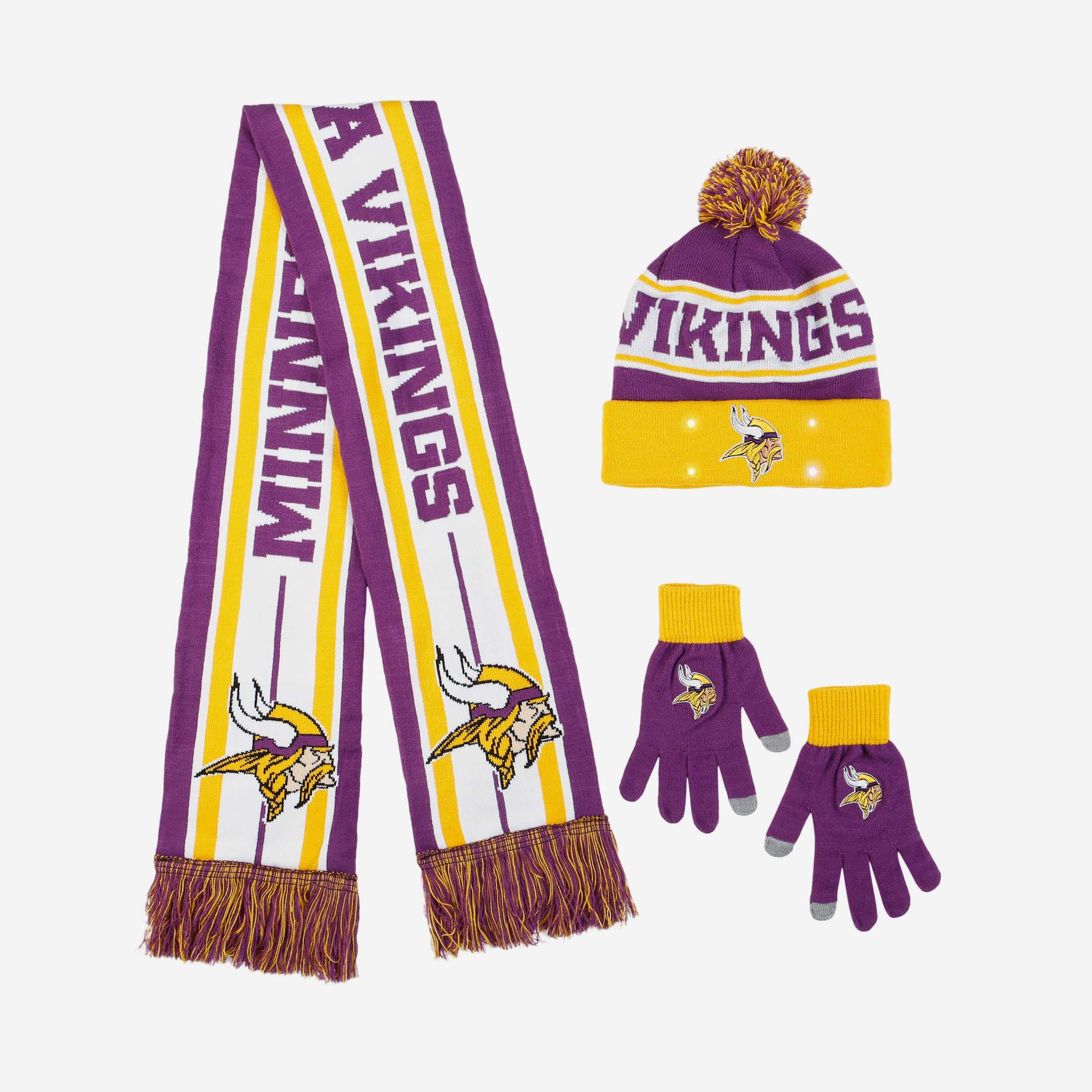 Minnesota Vikings Snow Stealer: Ultimate Cold - Weather Fan Set