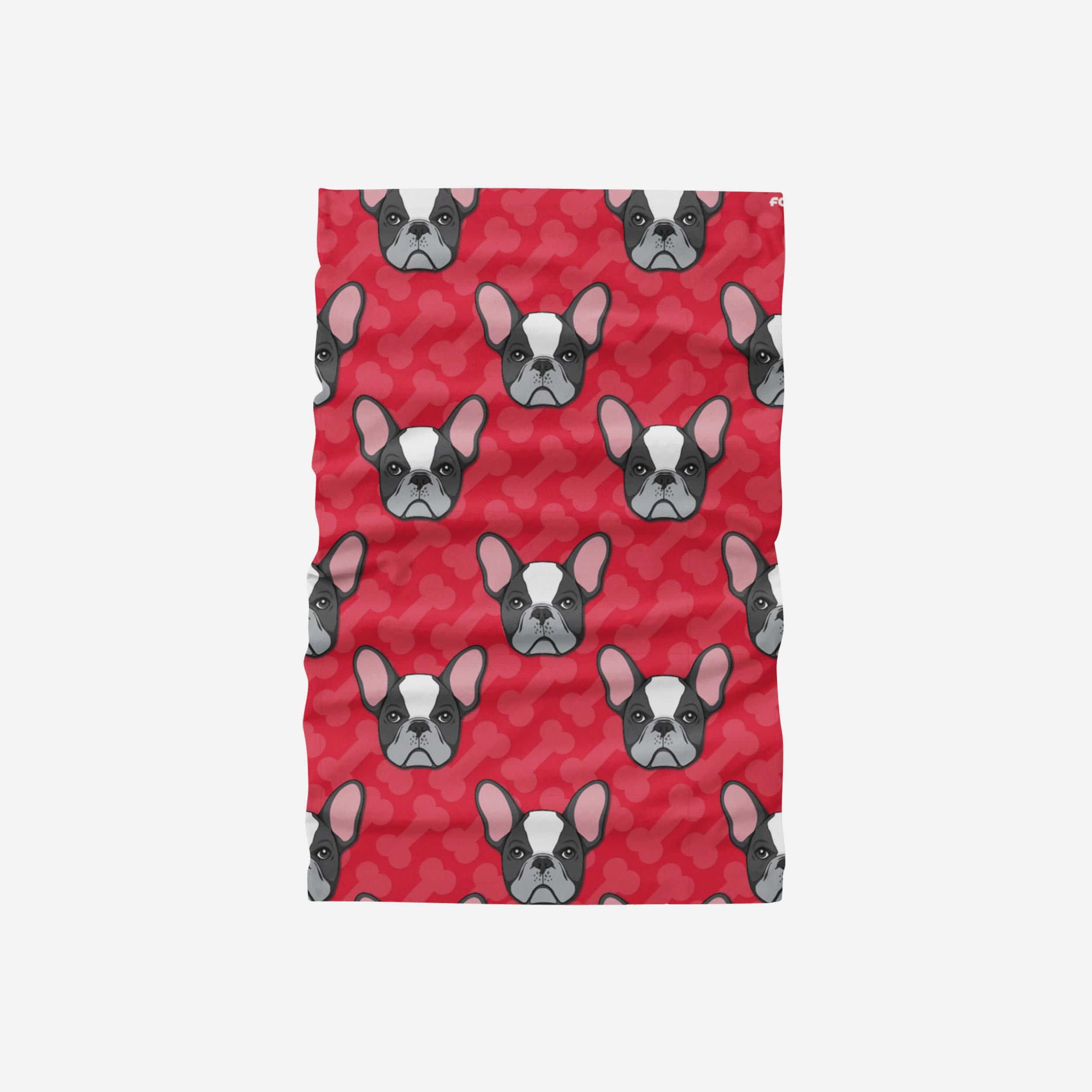 Adorable Repeat Dog Face Print Gaiter Scarf - Must - Have Fashion Accessory