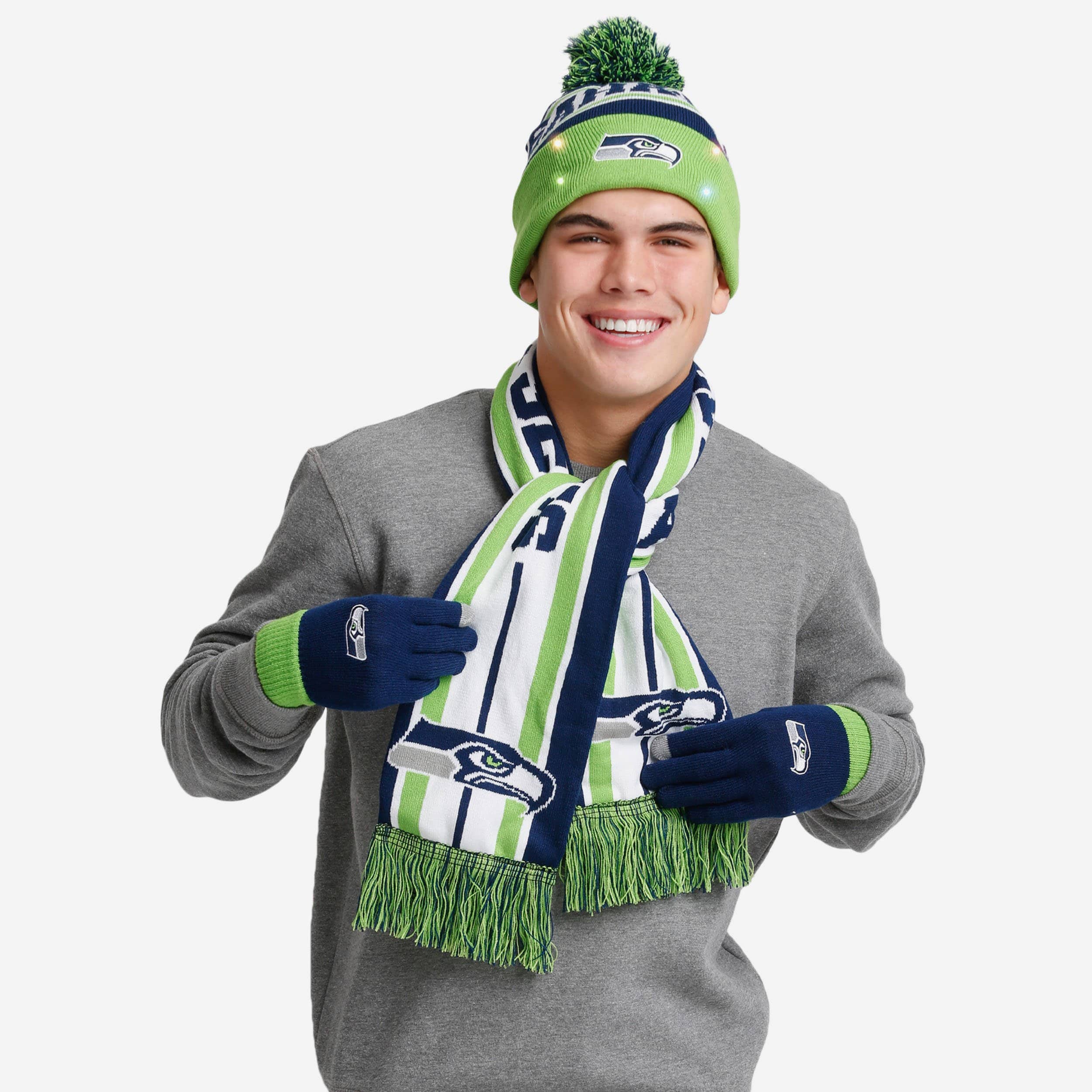 Seattle Seahawks Snow Stealer: Ultimate Cold Weather Fan Set
