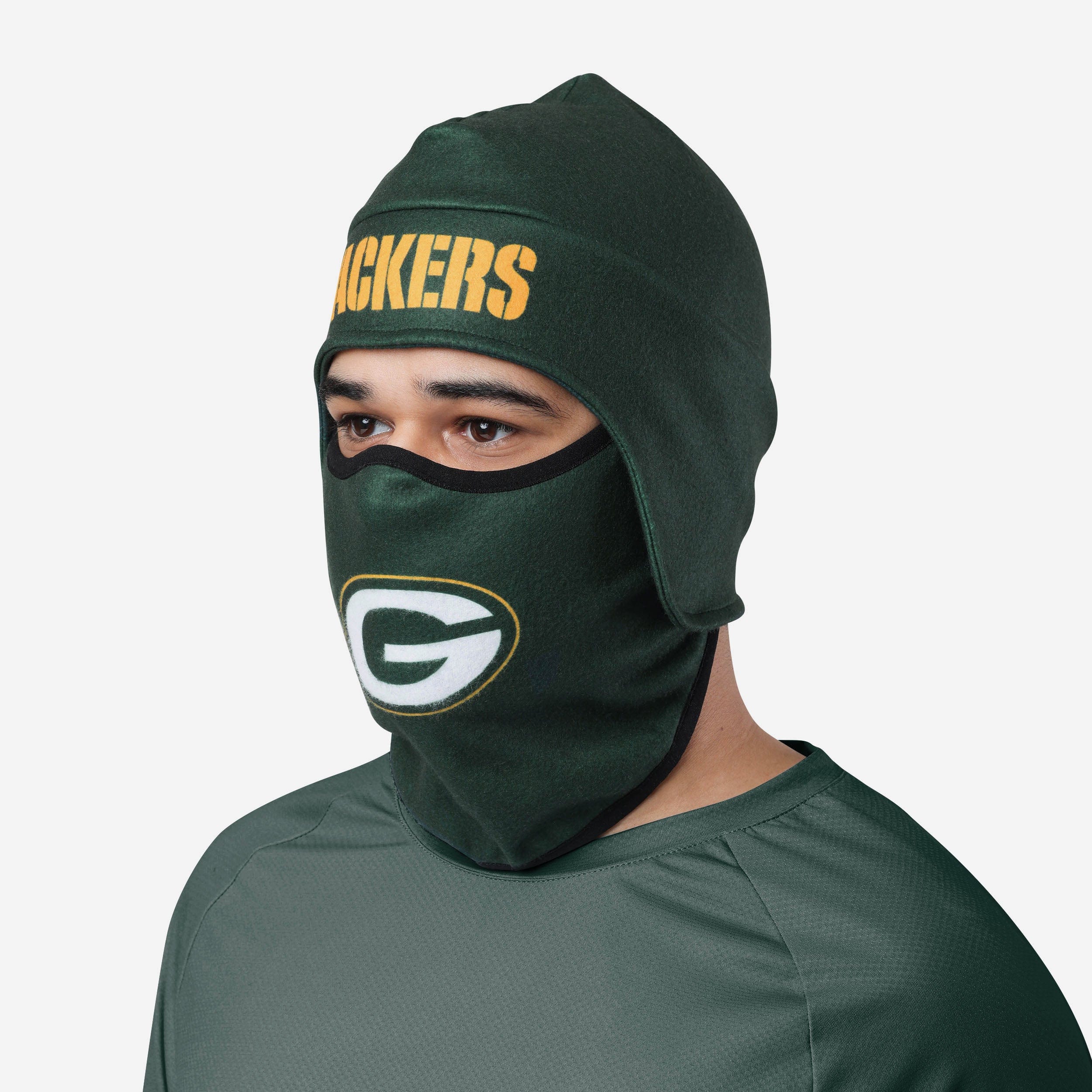 Green Bay Packers Super Cool Big Logo Beanie with Gaiter
