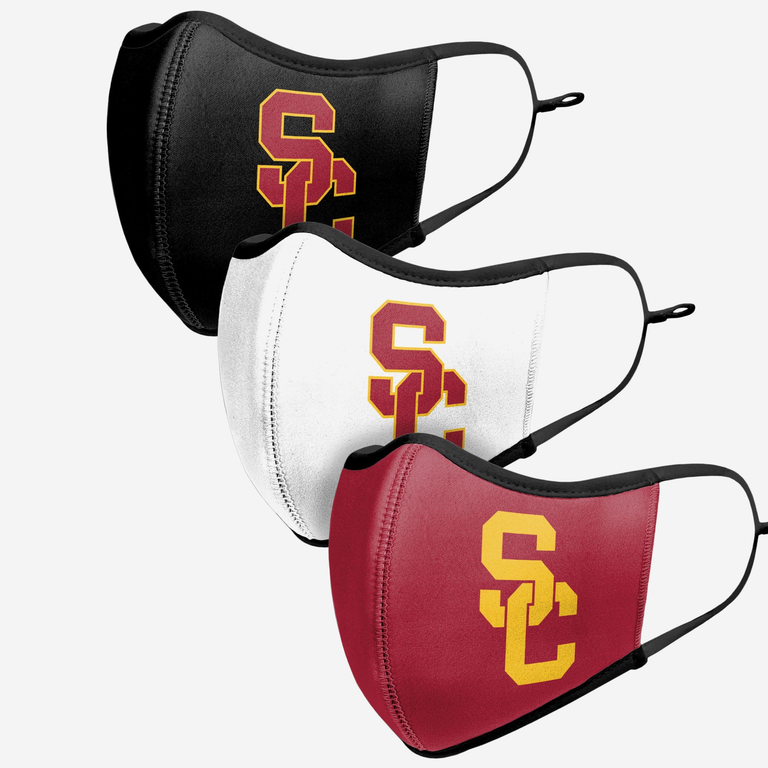 USC Trojans Sports 3-Pack Face Cover - Show Your Team Spirit!