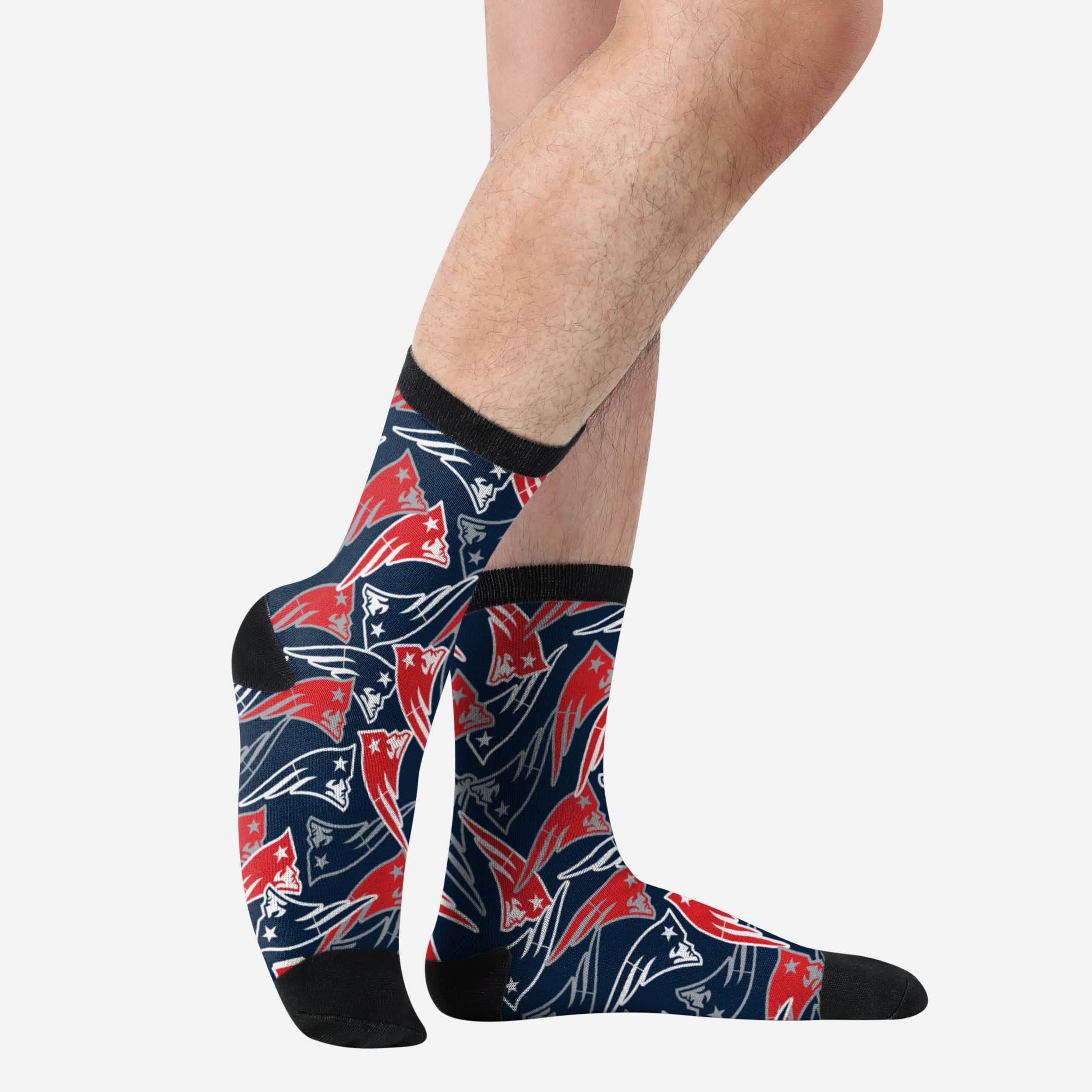 New England Patriots Logo Blast Socks - Show Your Team Spirit!