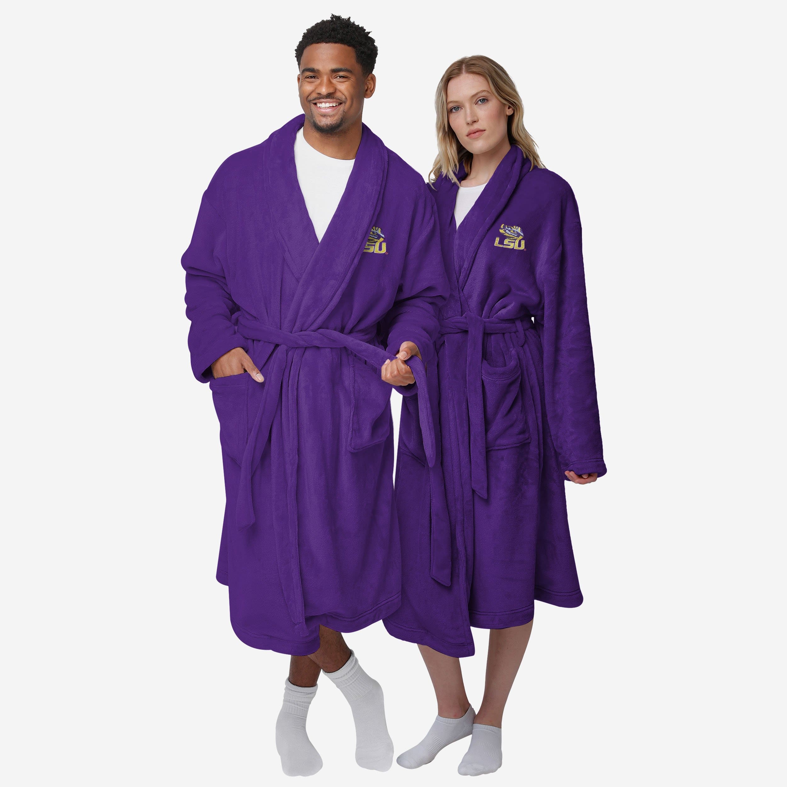 LSU Tigers Super Comfort Lazy Day Team Robe