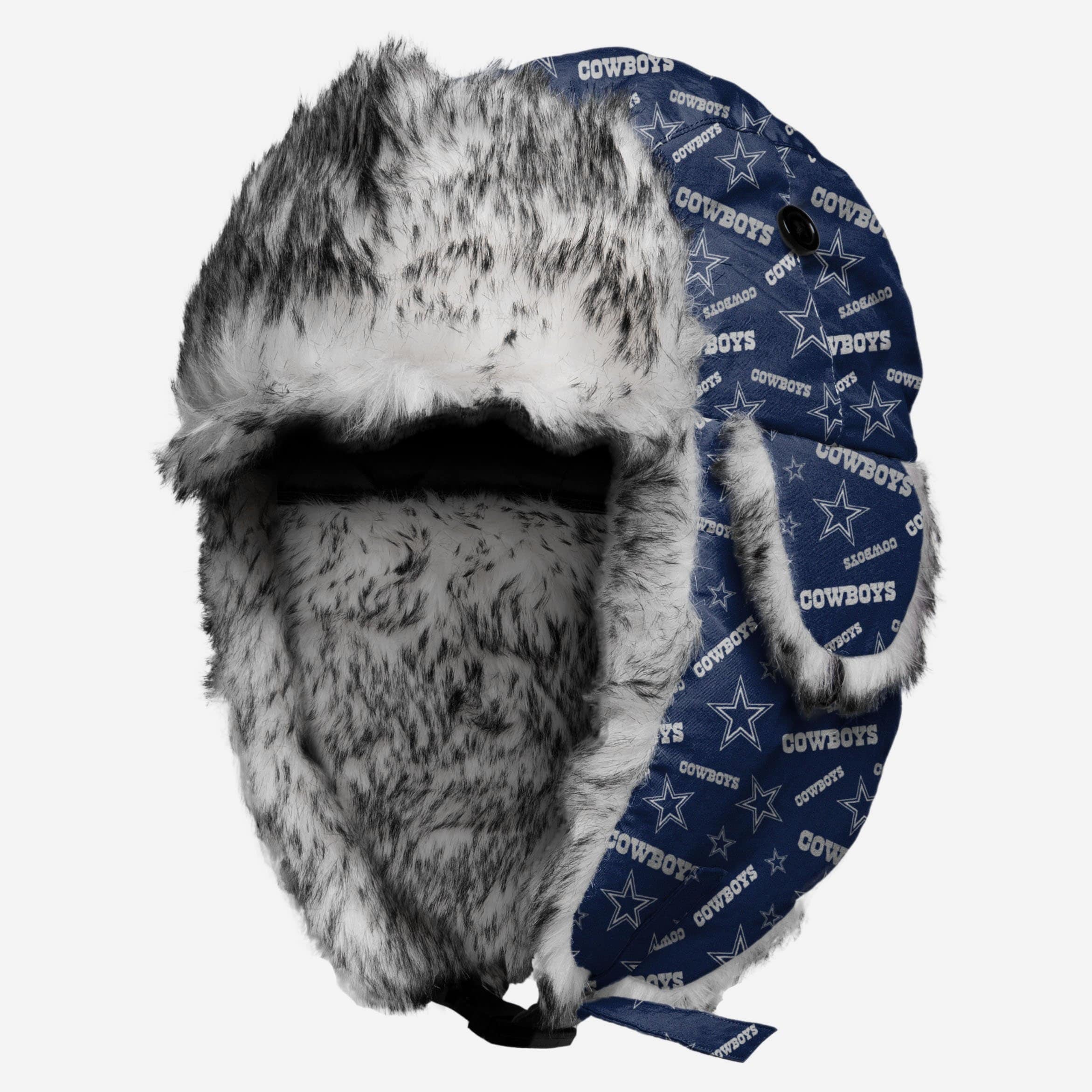 Dallas Cowboys Stylish Repeat Print Trapper Hat