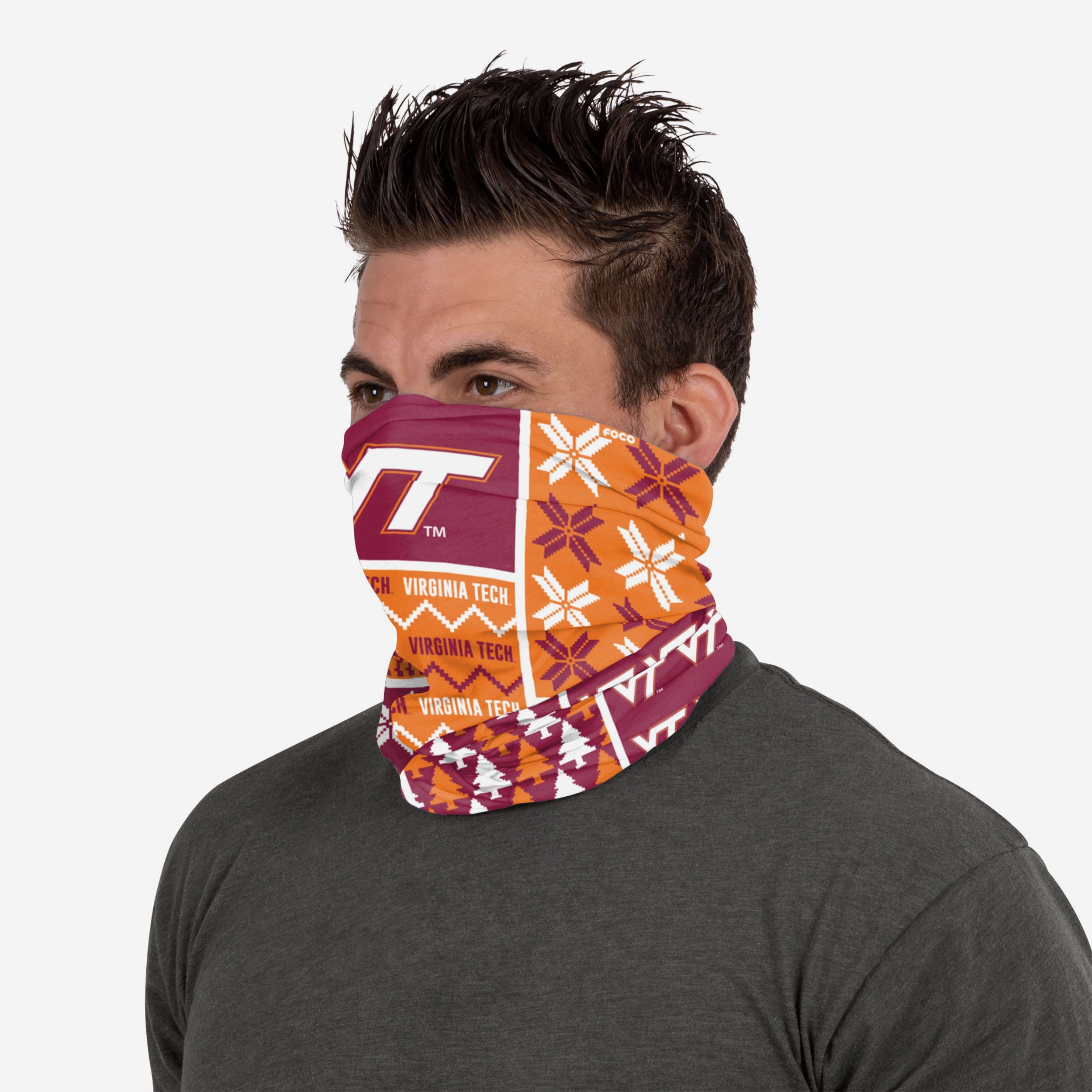 Virginia Tech Hokies Busy Block Gaiter Scarf - Show Your Team Spirit!
