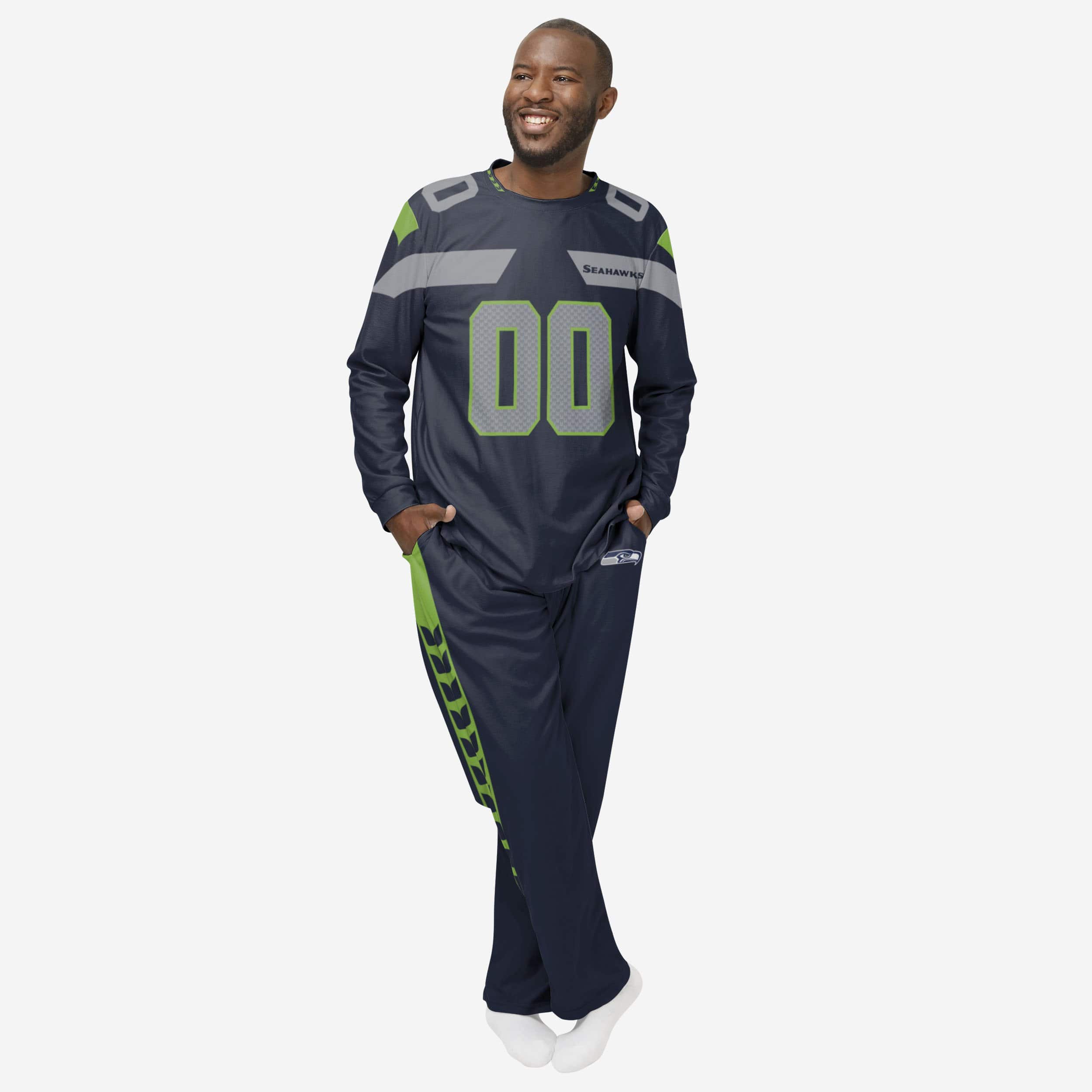 Seattle Seahawks Gameday-Ready Family Pajama Set - Unleash Your Team Spirit!