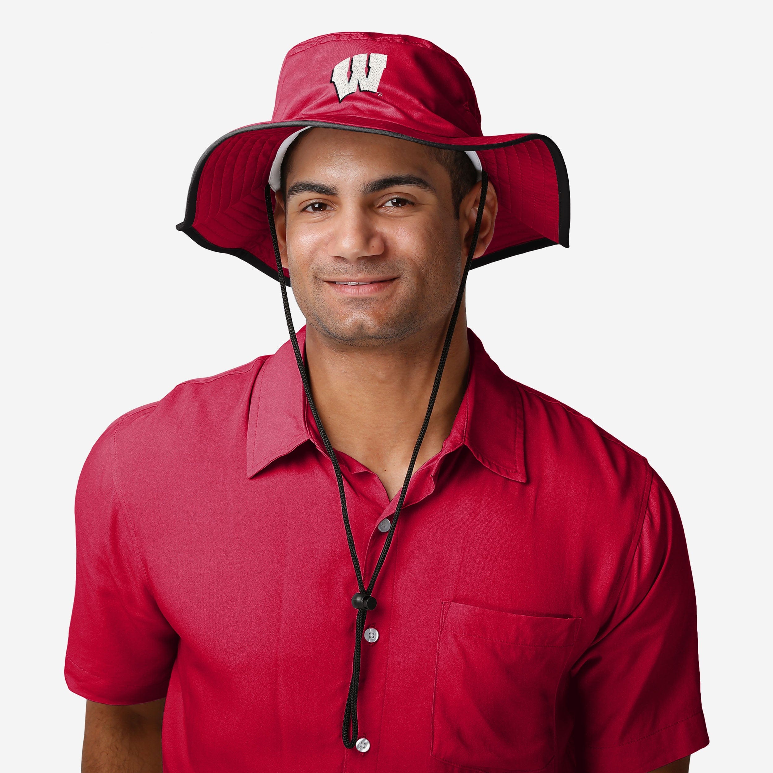 Wisconsin Badgers Stylish Solid Boonie Hat