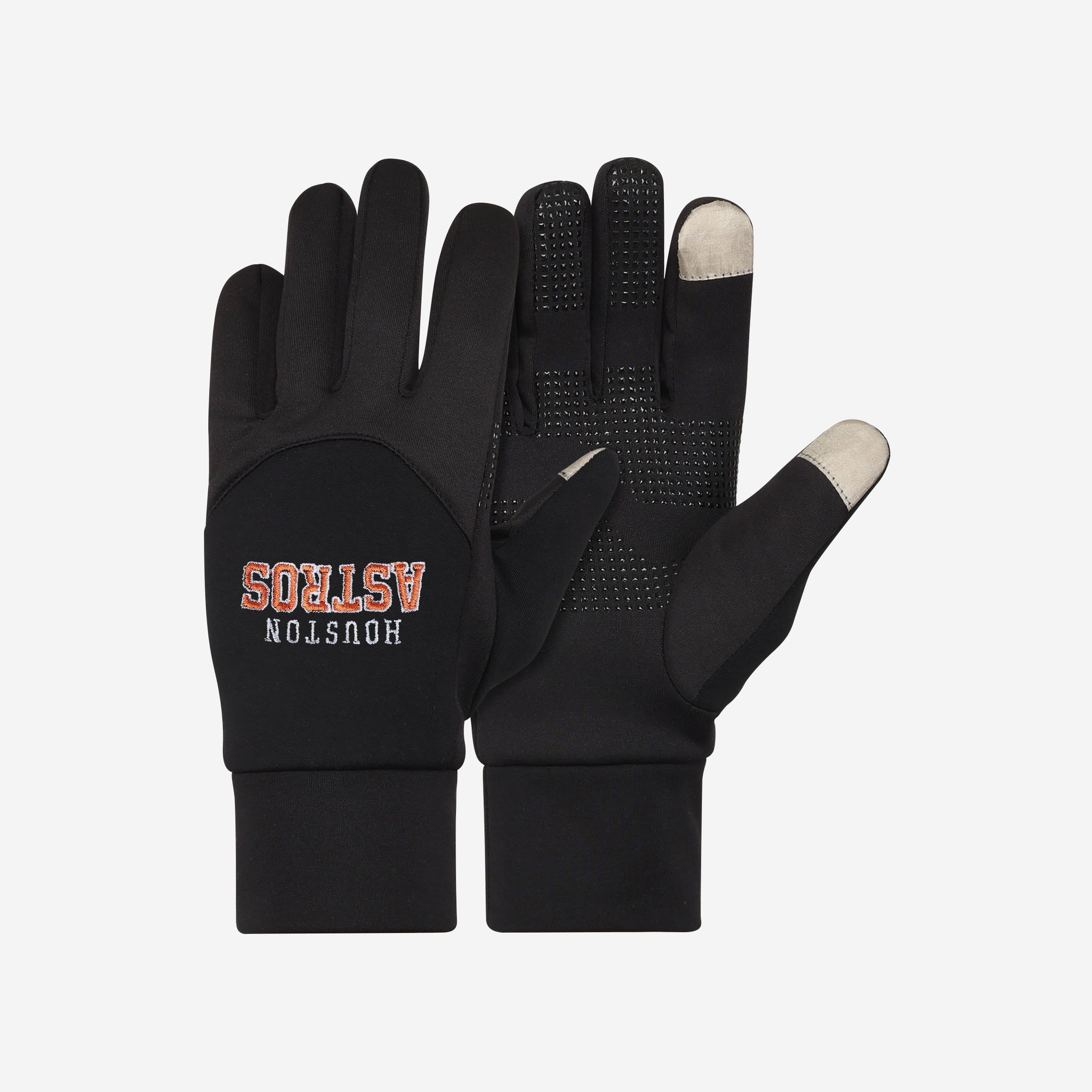 Houston Astros Wordmark Texting Gloves: Stay Warm & Connected!
