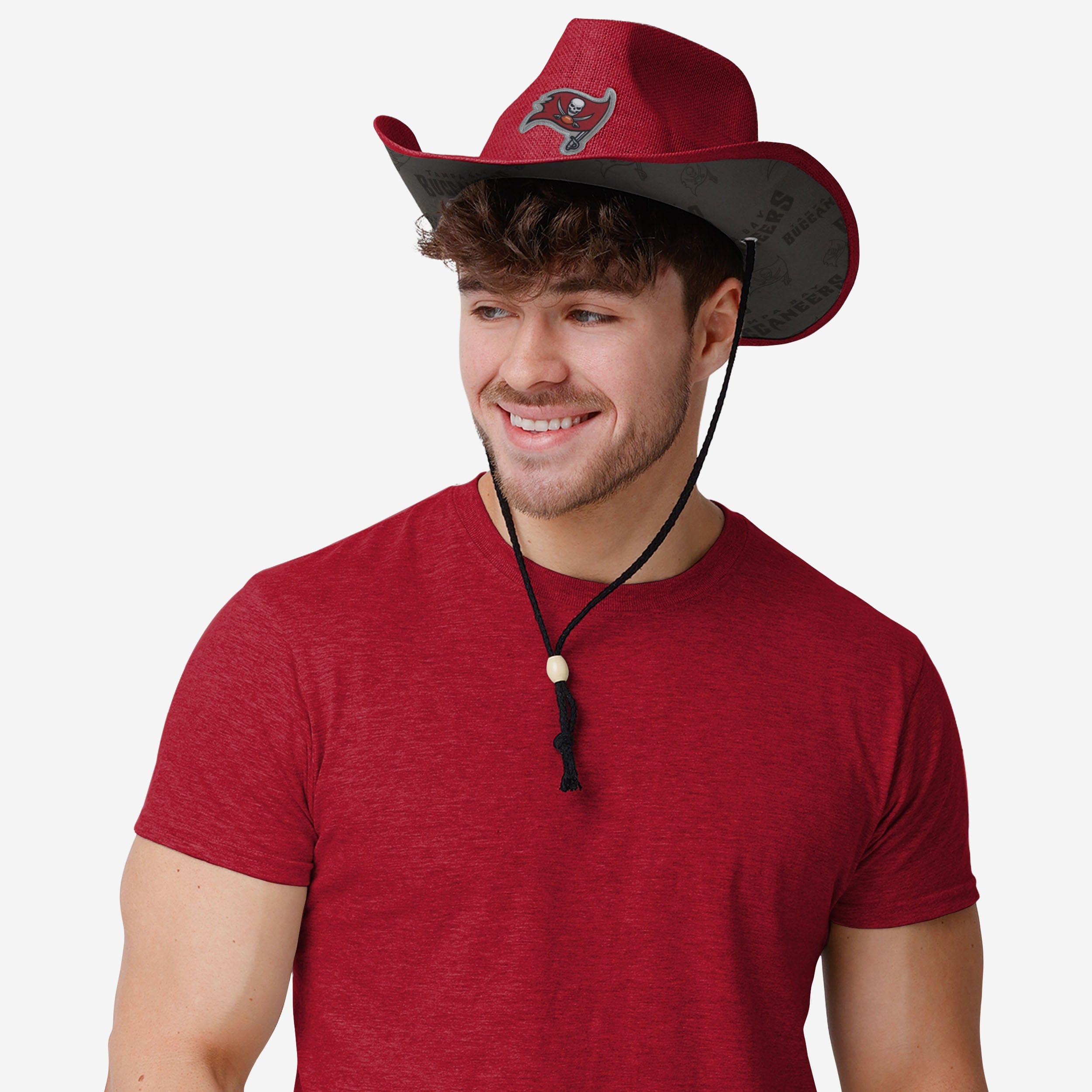 Tampa Bay Buccaneers Stylish Team Stripe Cowboy Hat