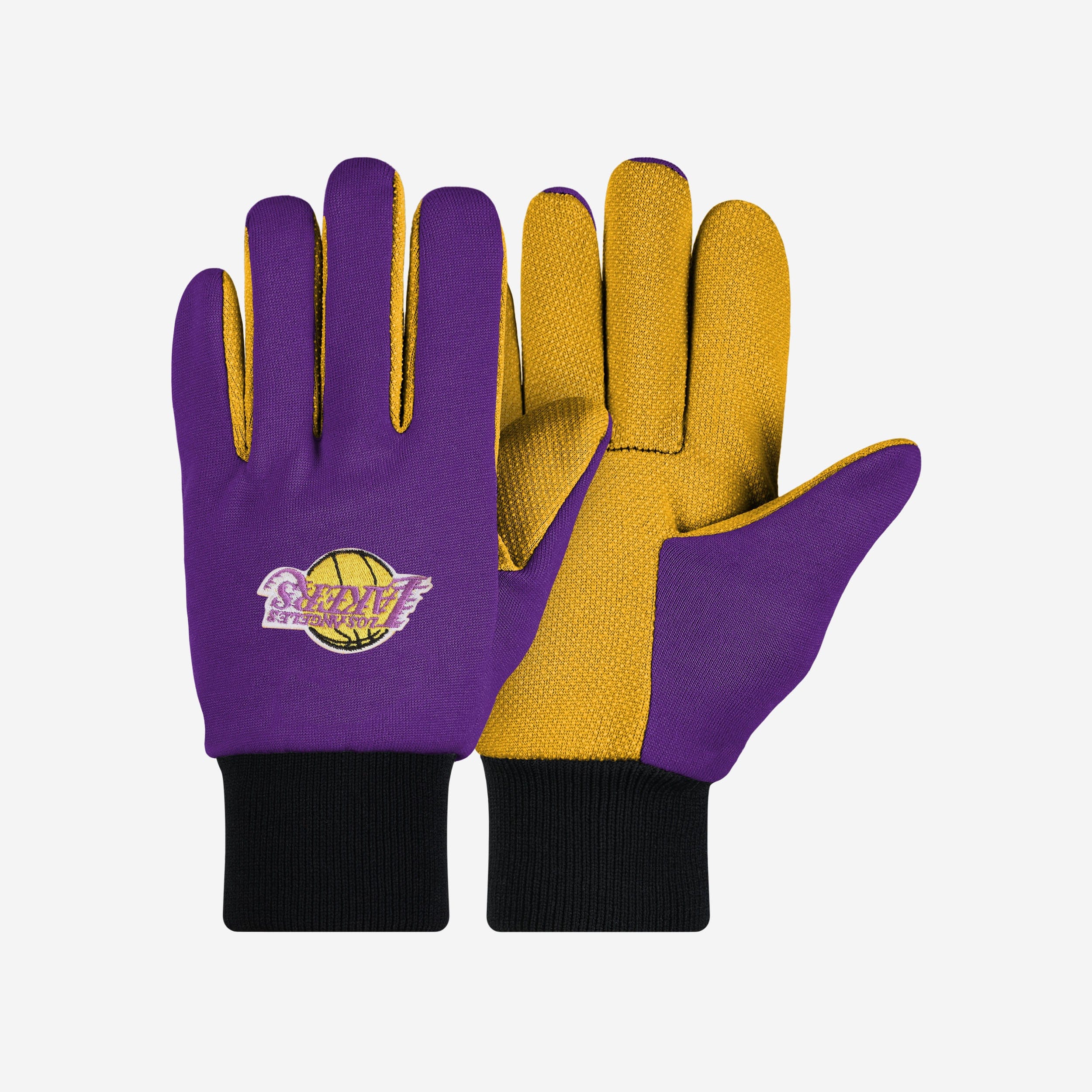 Los Angeles Lakers Stylish Colored Palm Utility Gloves - Show Your Fandom!