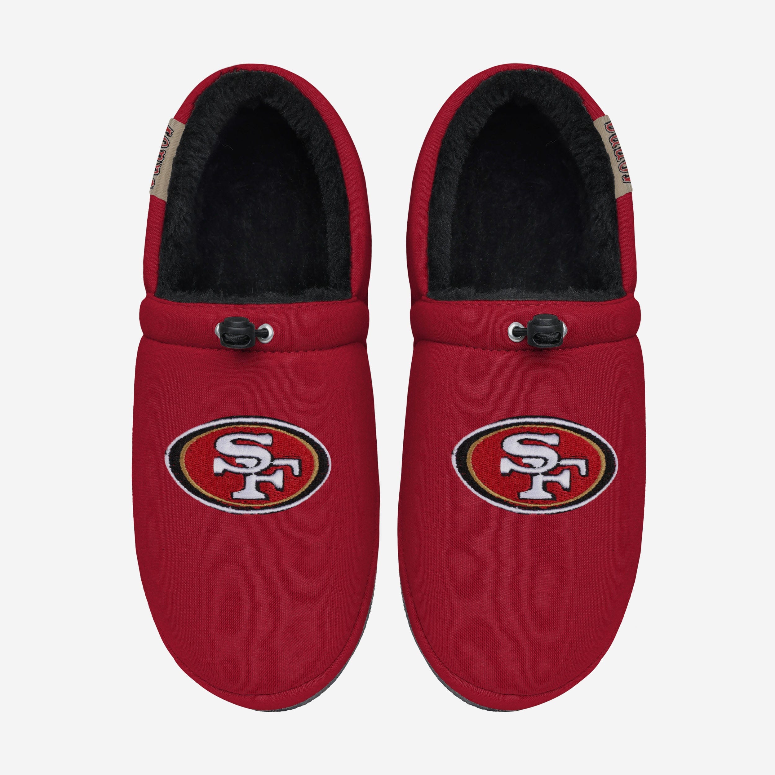 San Francisco 49ers Big Logo Athletic Moccasin Slippers - Team Pride in Comfort!