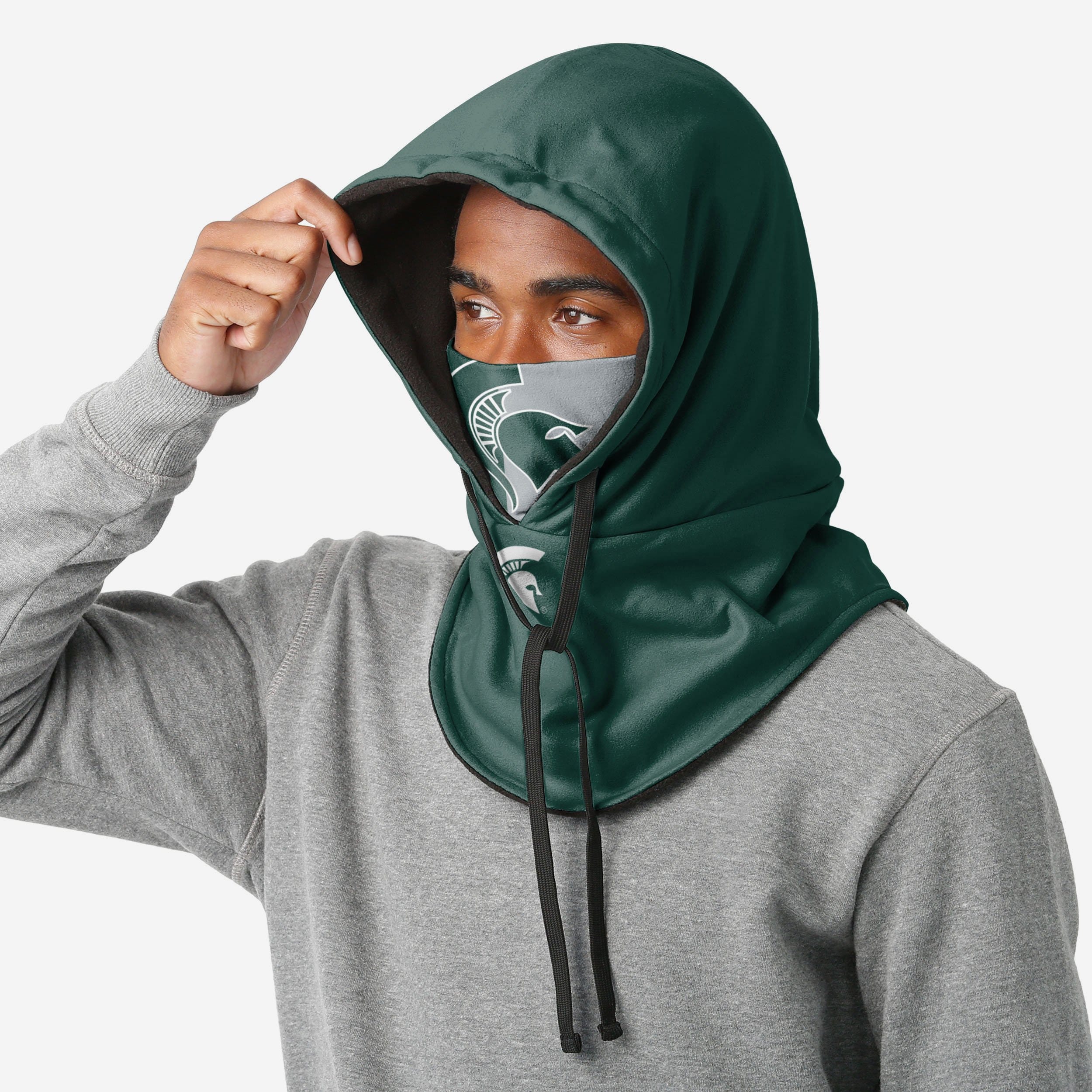 Michigan State Spartans Drawstring Hooded Gaiter - Stay Stylish and Warm!
