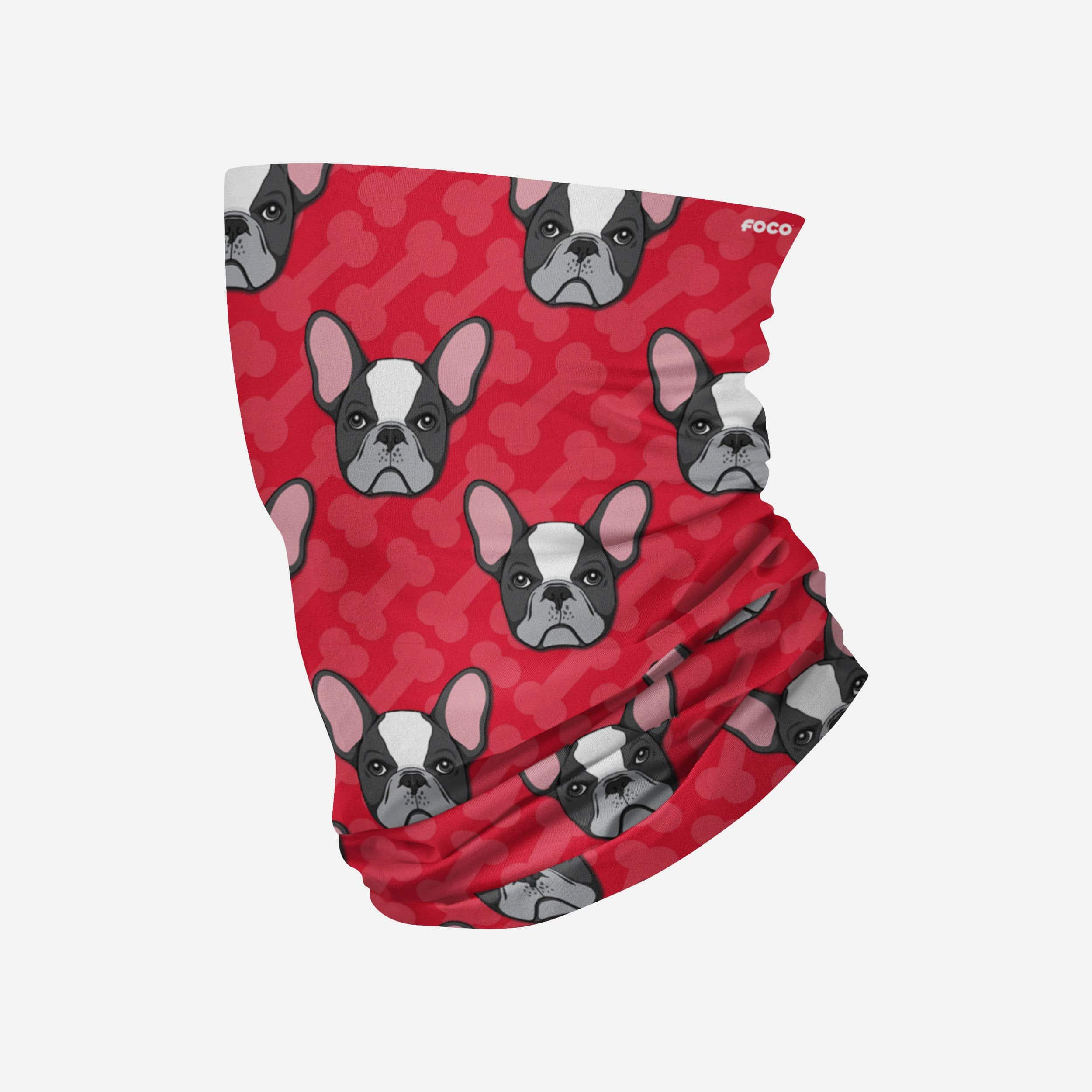 Adorable Repeat Dog Face Print Gaiter Scarf - Must - Have Fashion Accessory