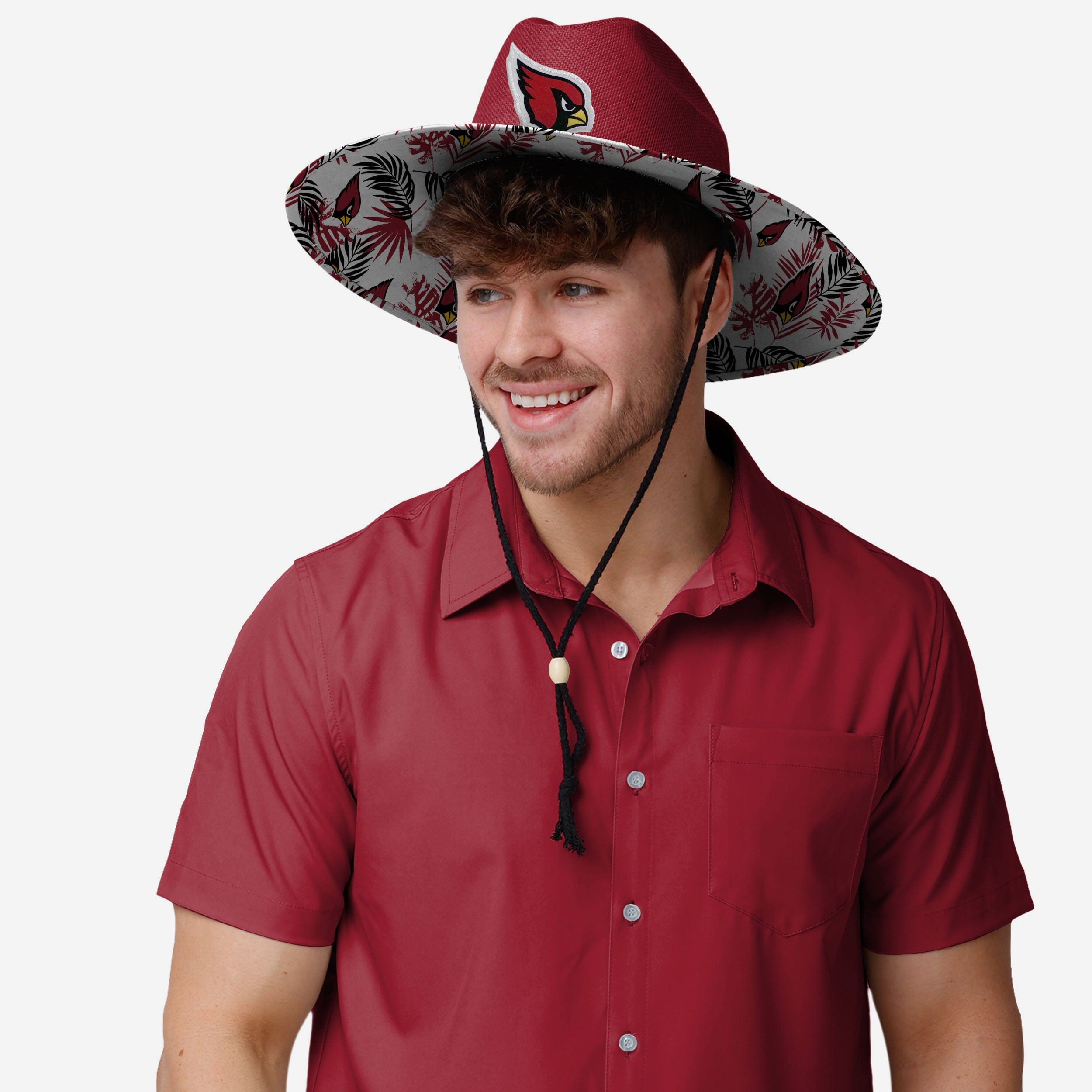 Arizona Cardinals Stylish Team Color Straw Hat