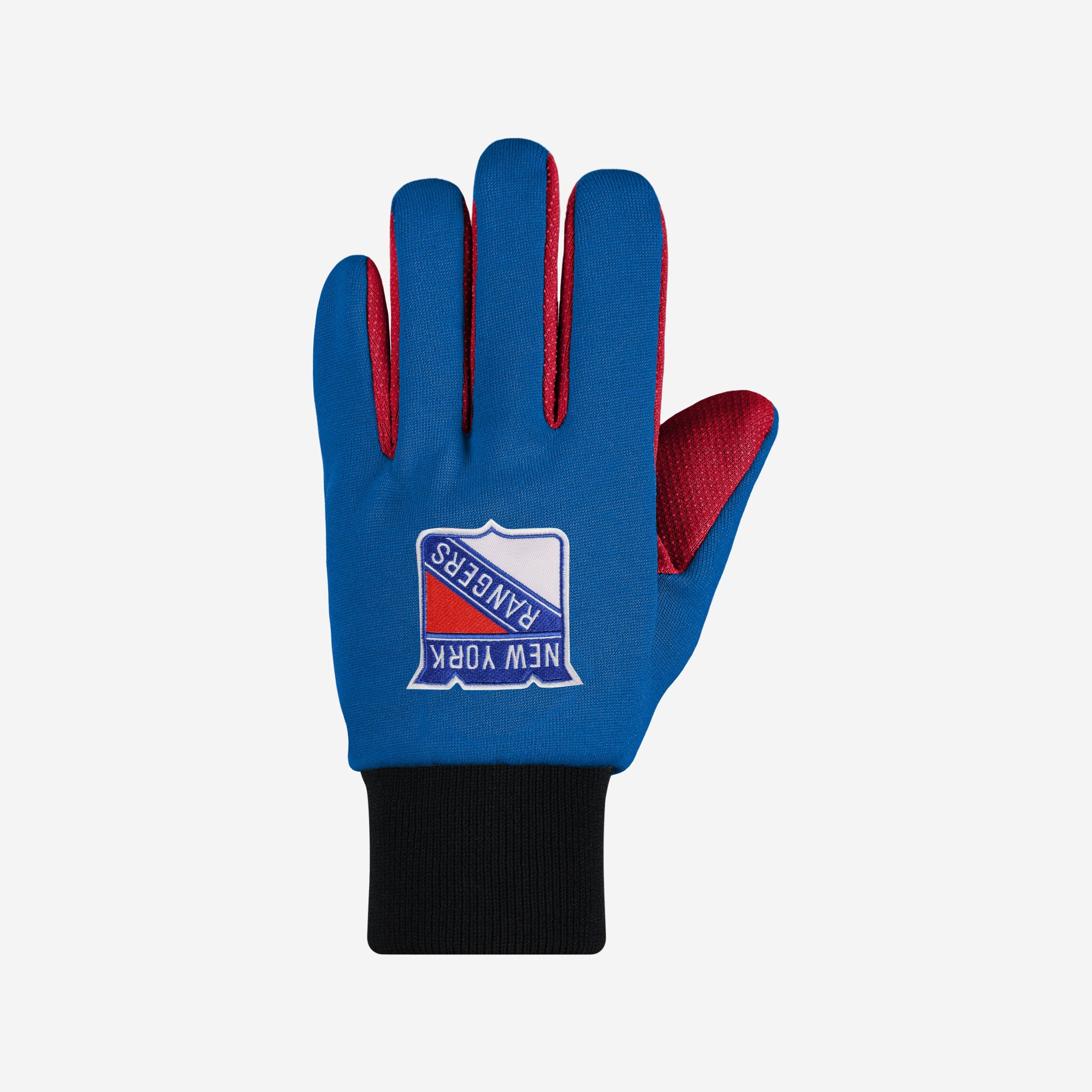 Stylish New York Rangers Colored Palm Utility Gloves