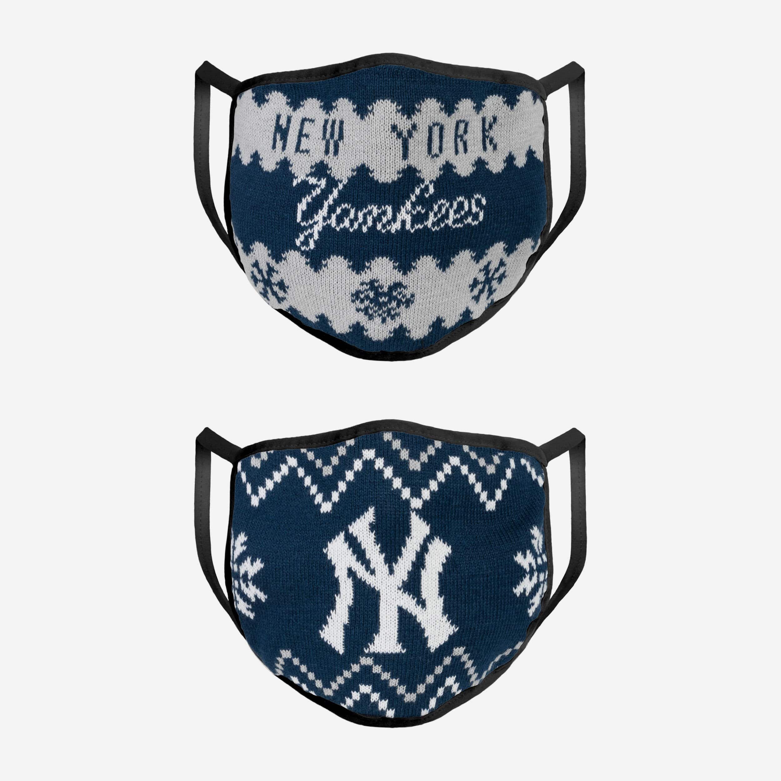 New York Yankees Knit 2-Pack Face Cover - Show Your Team Spirit!