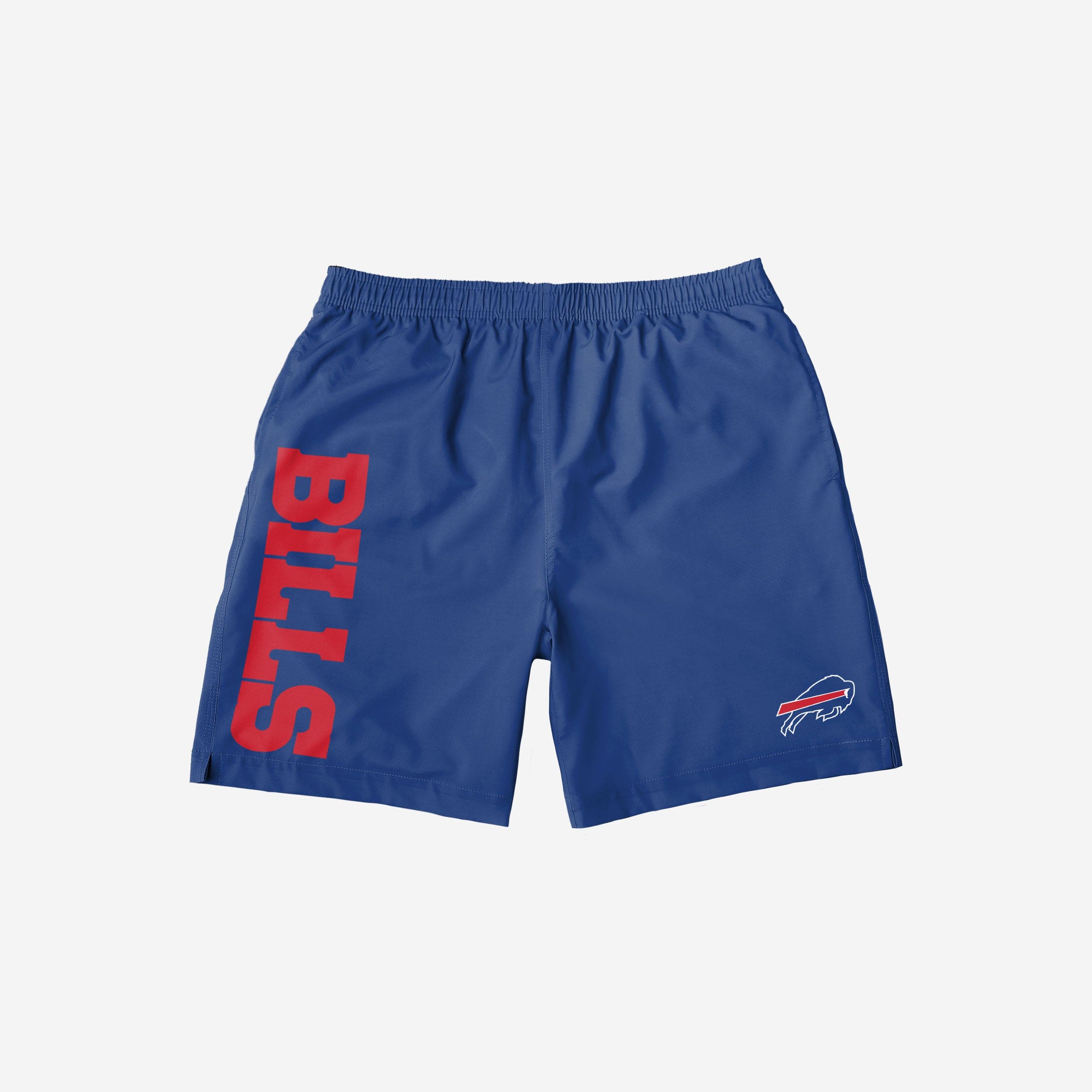 Exciting Buffalo Bills Solid Wordmark Traditional Swimming Trunks
