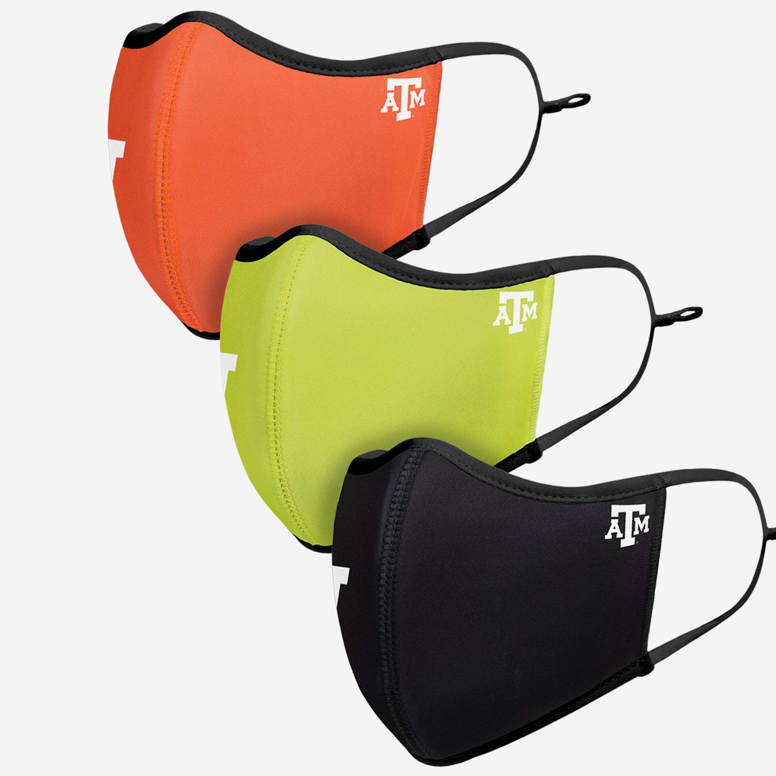 Texas A&M Aggies 3-Pack Highlight Sports Face Covers