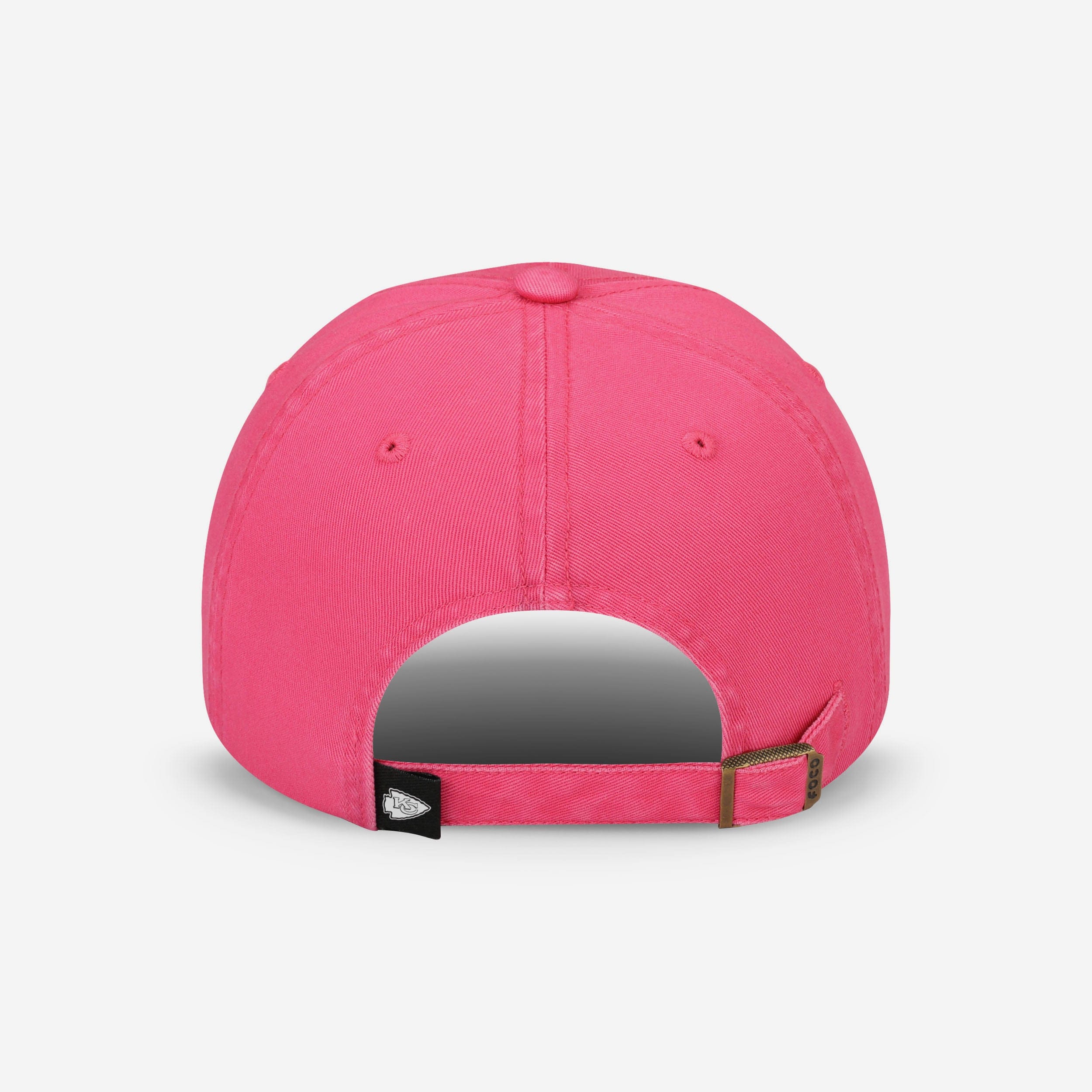 Get Your Spirit Up with the Kansas City Chiefs Magenta & White Casual Cap!