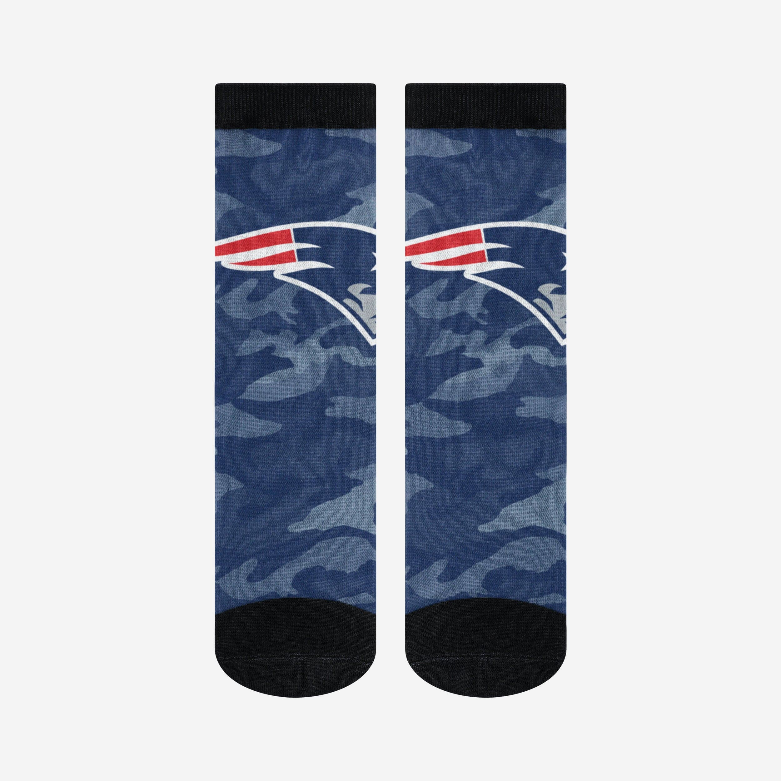 New England Patriots Stylish Printed Camo Socks - Show Your Team Spirit!