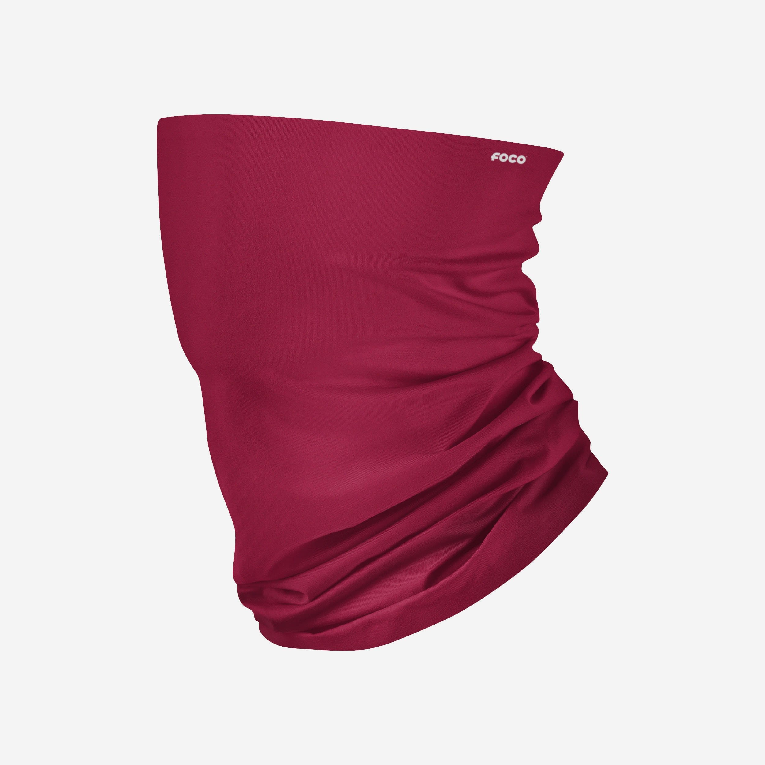 Stylish Solid Maroon Gaiter Scarf - A Must-Have Fashion Accessory