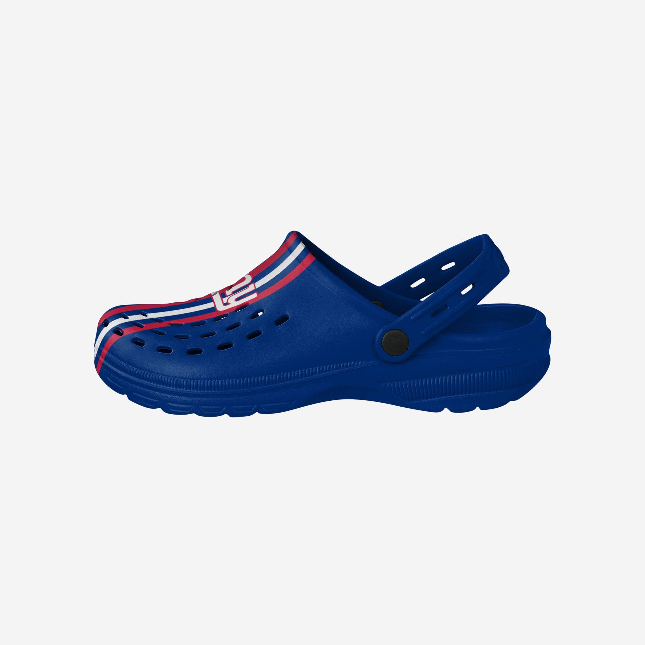 New York Giants Stylish Team Stripe Clogs with Straps