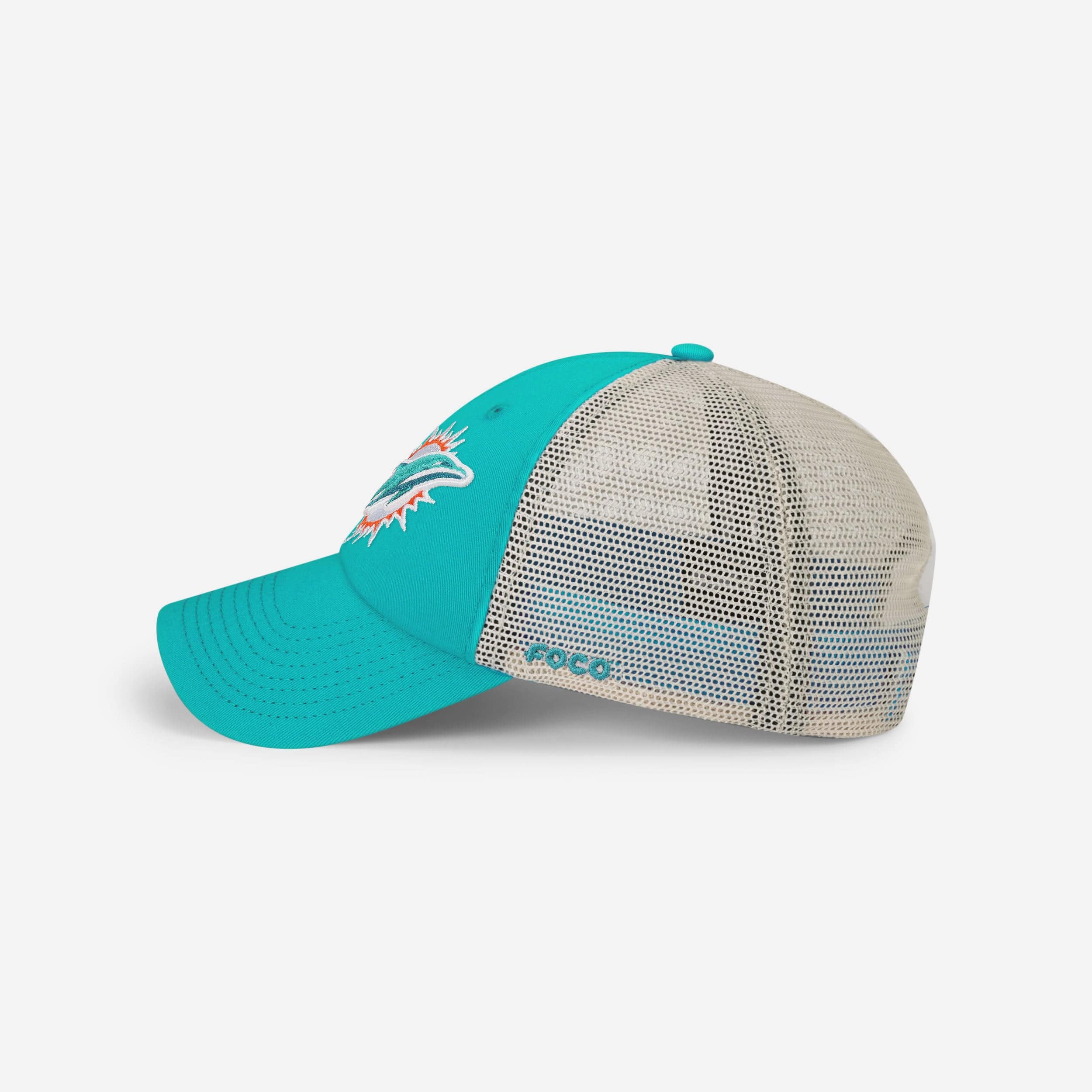 Miami Dolphins Primary Logo Casual Trucker Cap - A Must - Have for Fans!