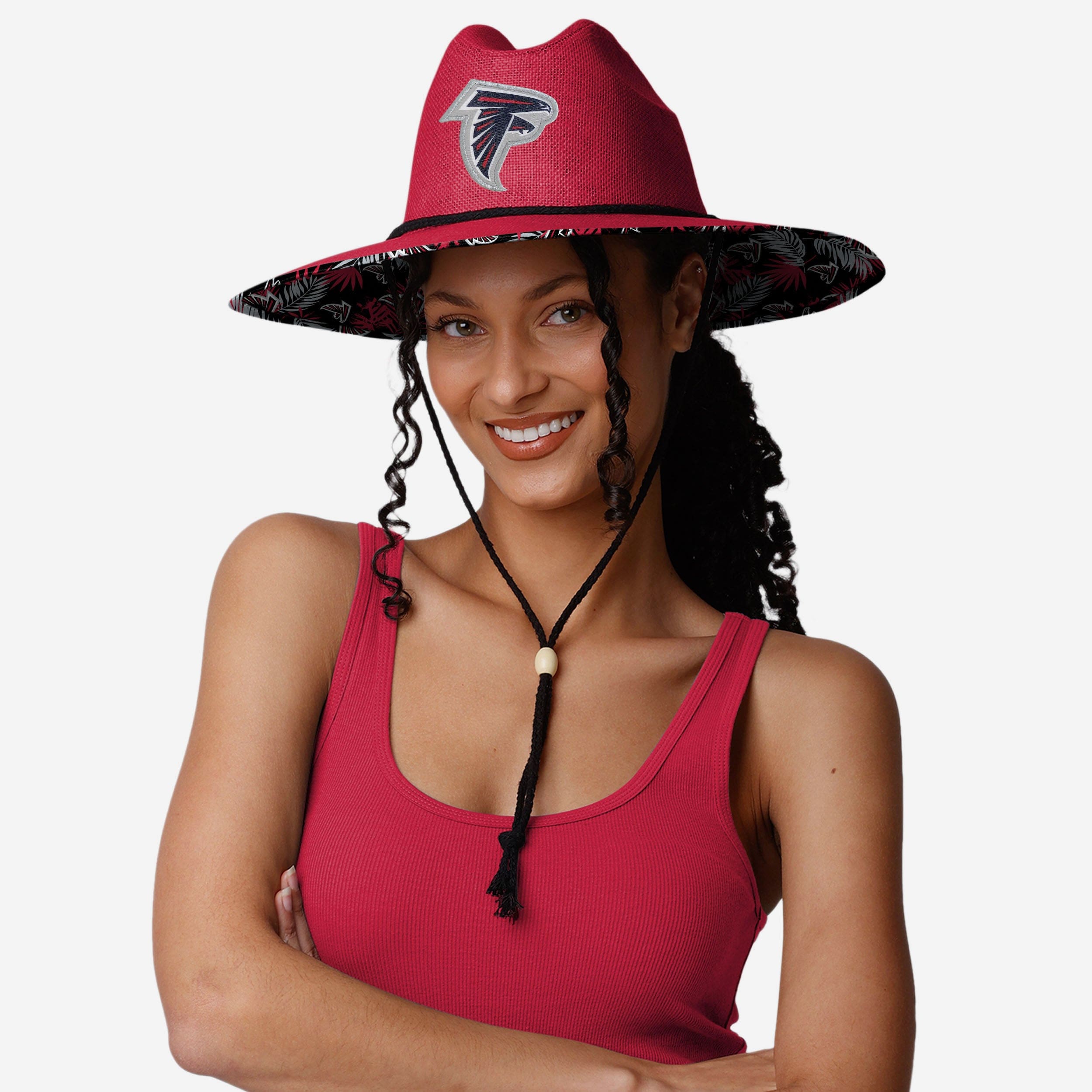 Atlanta Falcons Stylish Team Color Straw Hat