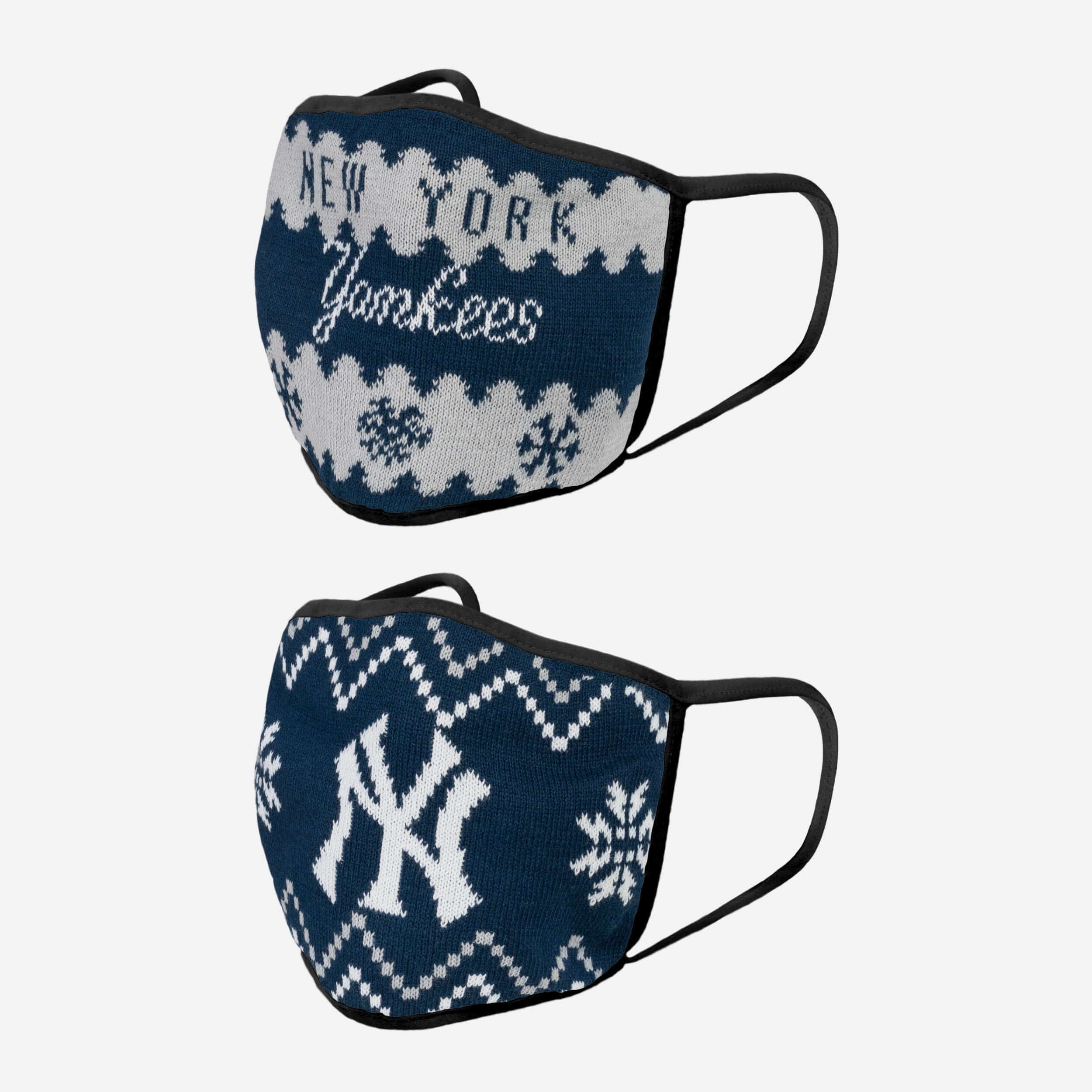 New York Yankees Knit 2-Pack Face Cover - Show Your Team Spirit!
