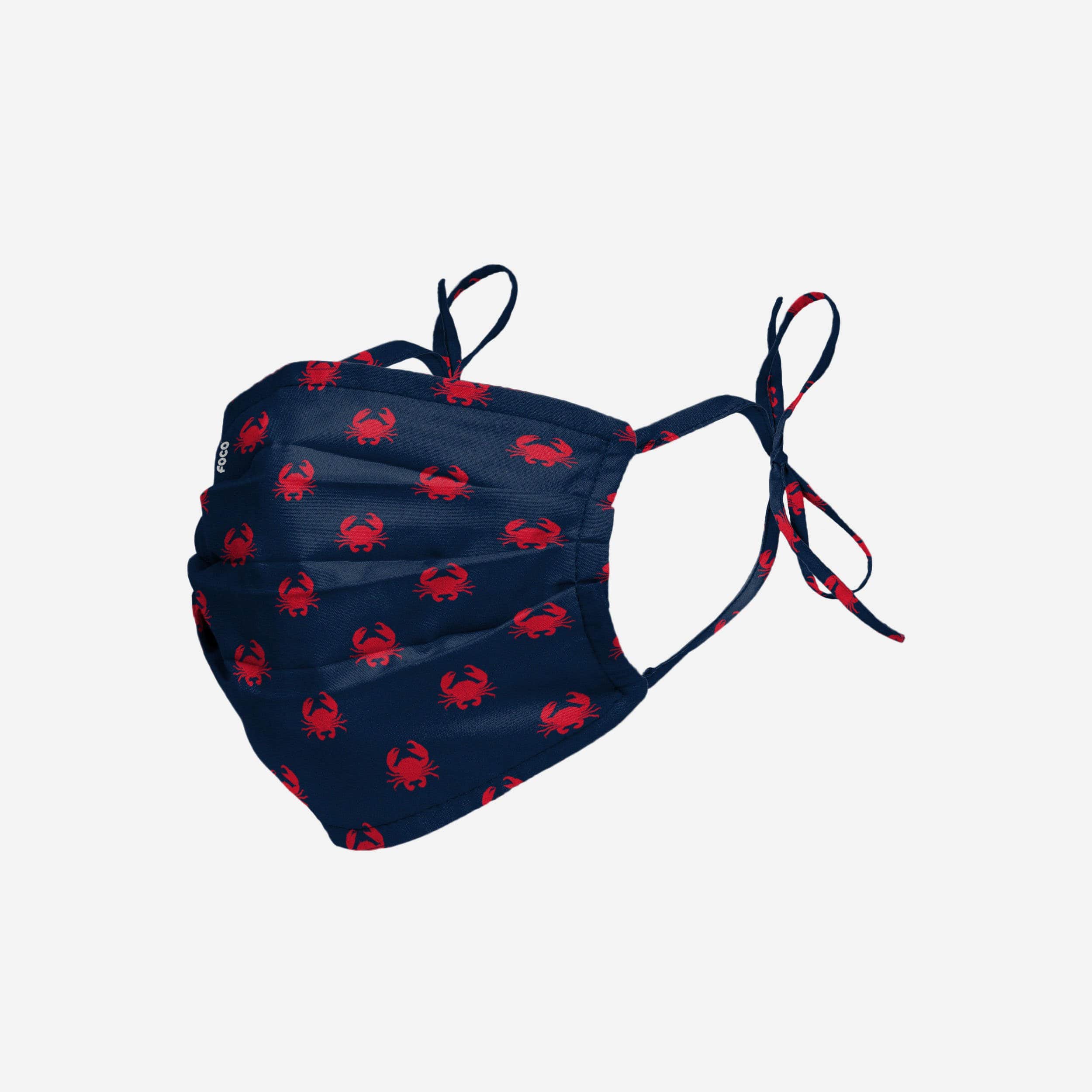 Stylish Crabs Tie-Back Face Cover