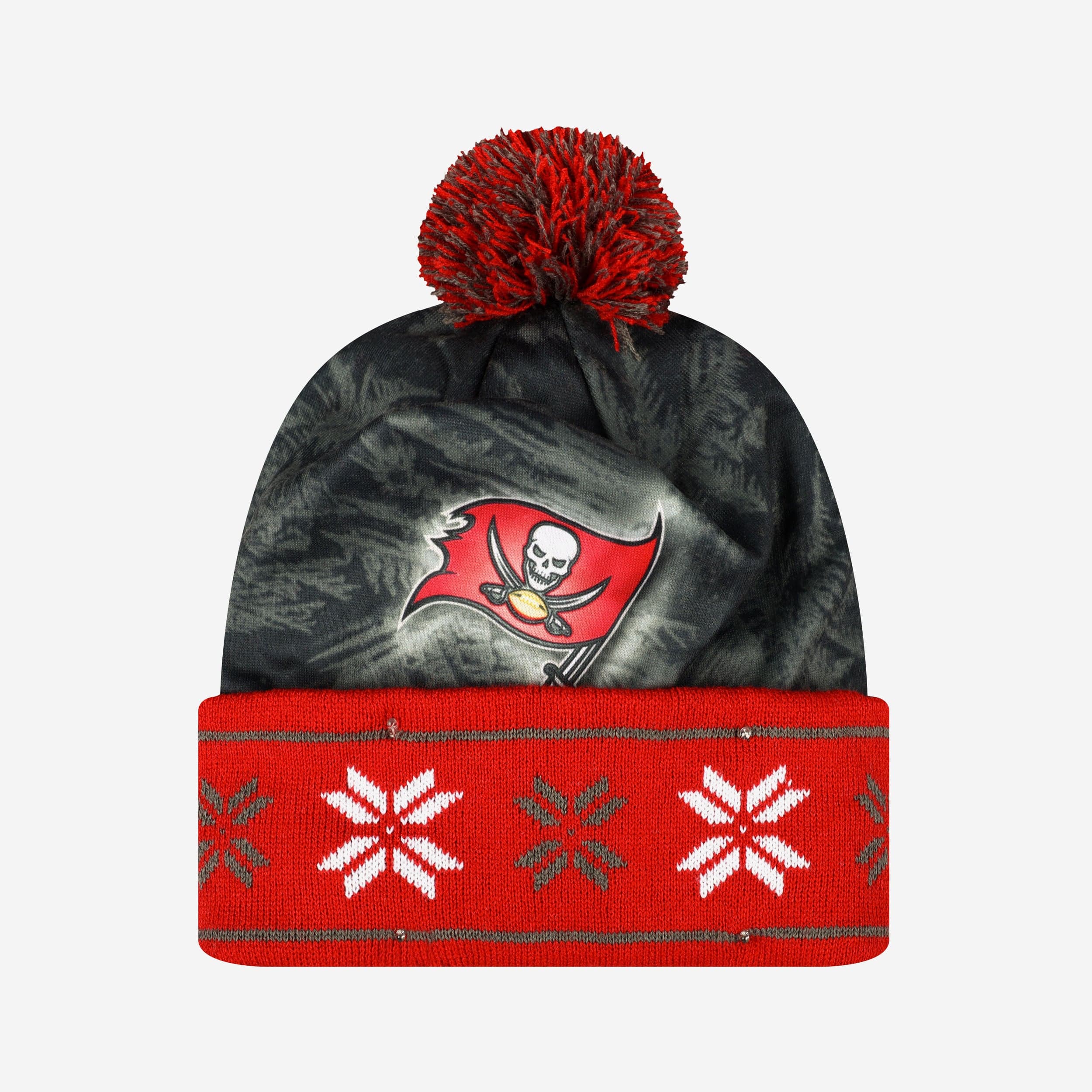 Tampa Bay Buccaneers Super Shining Big Logo Light - Up Beanie