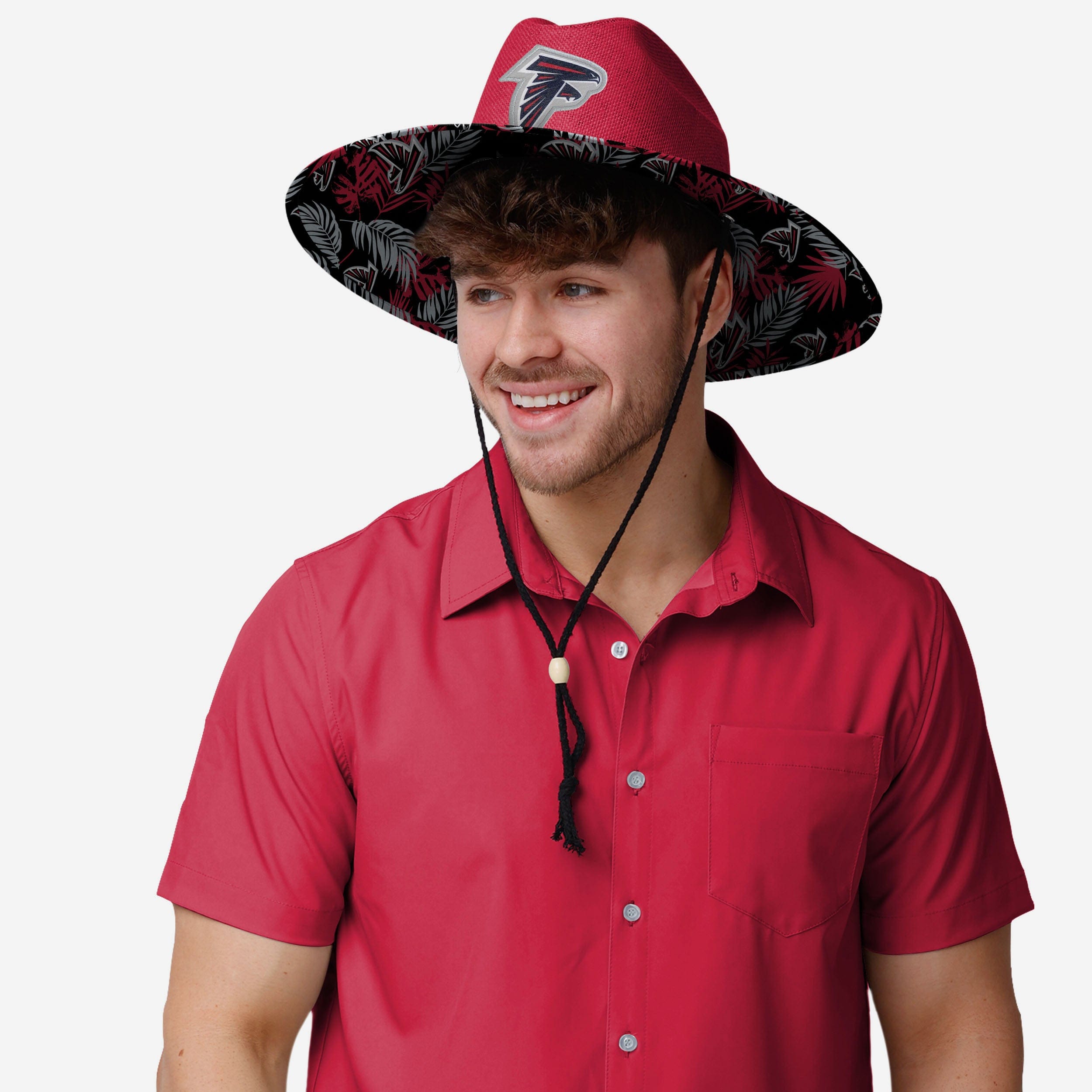 Atlanta Falcons Stylish Team Color Straw Hat