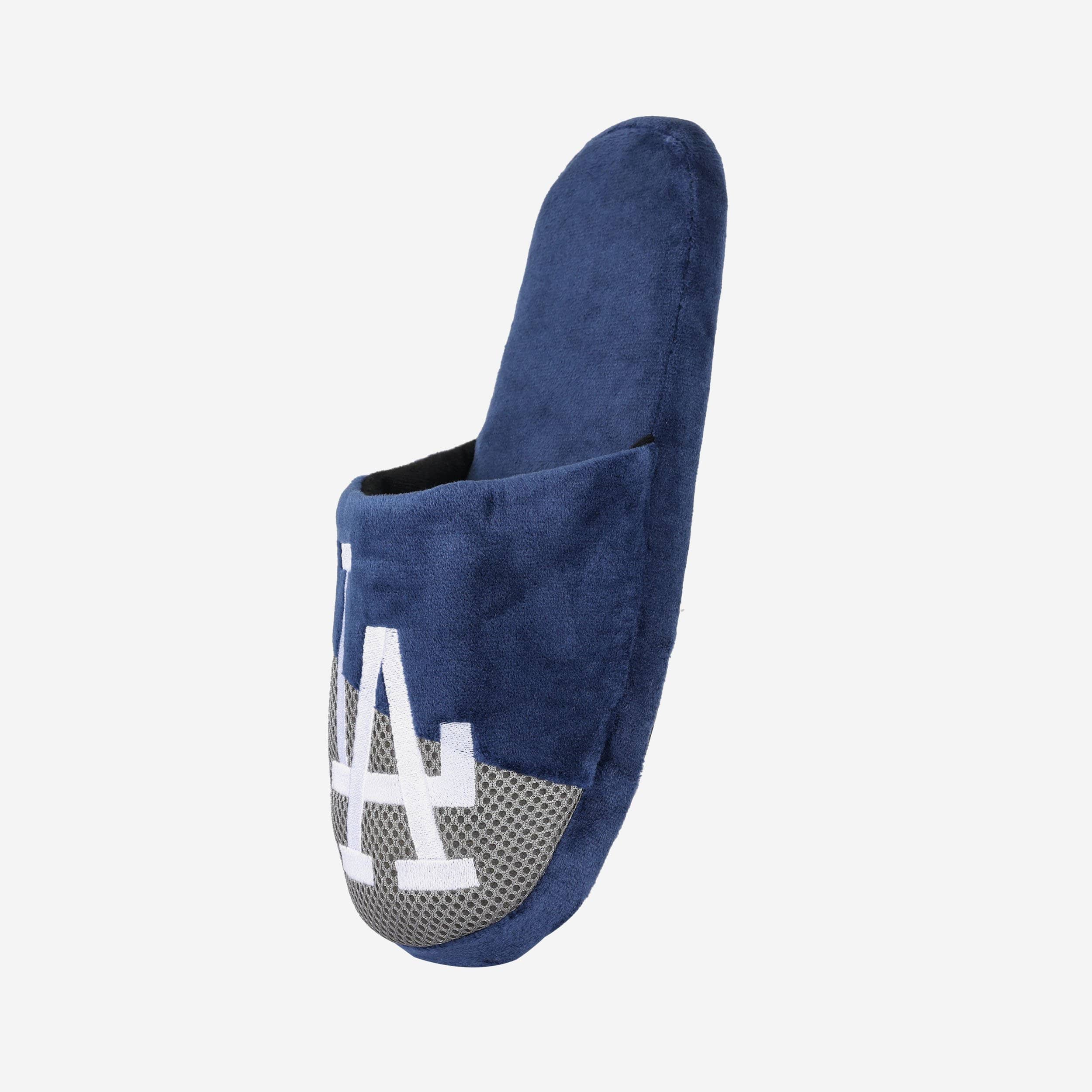 Los Angeles Dodgers Team Logo Luxury Staycation Slippers
