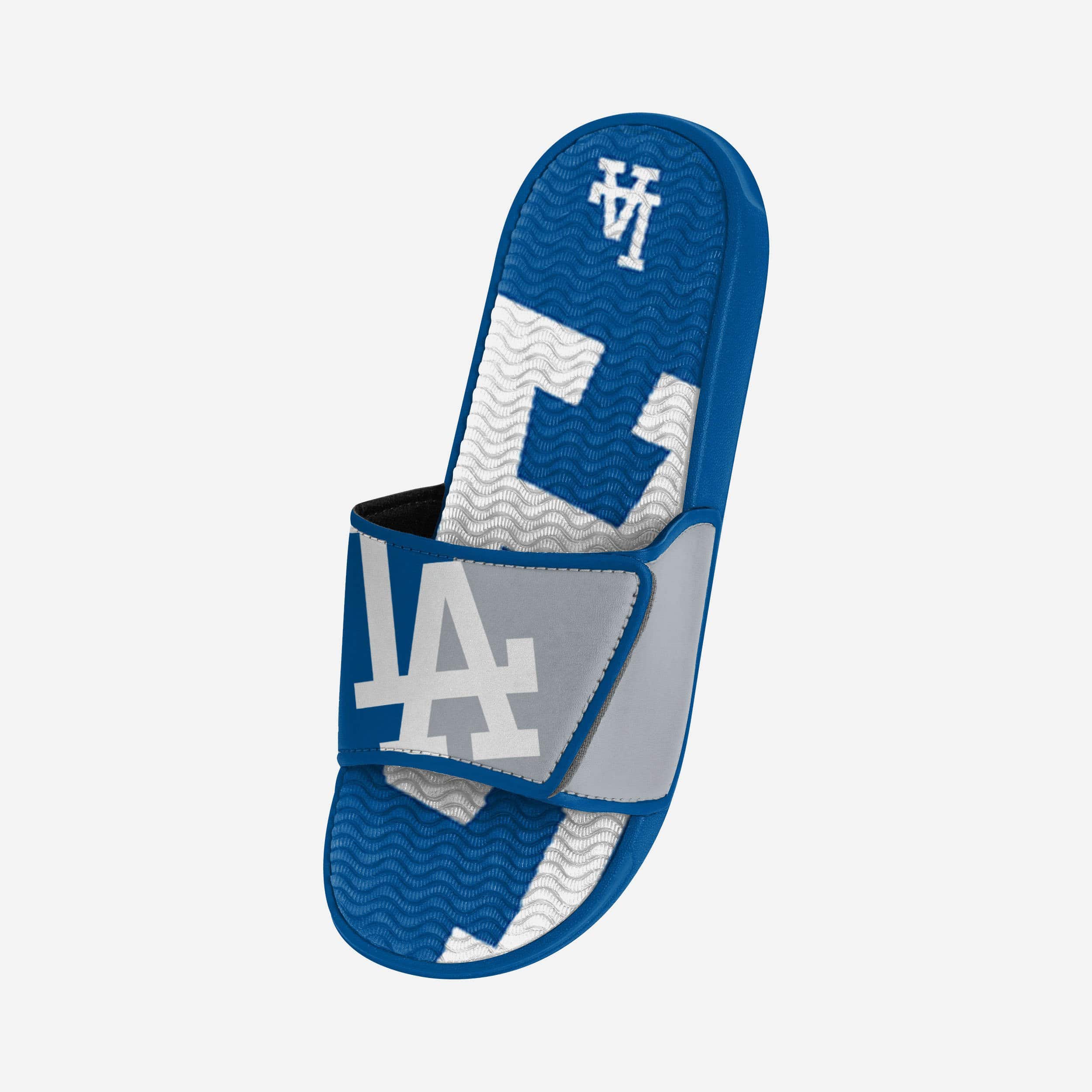 Los Angeles Dodgers Gel Slides with Big Colorblock Logo