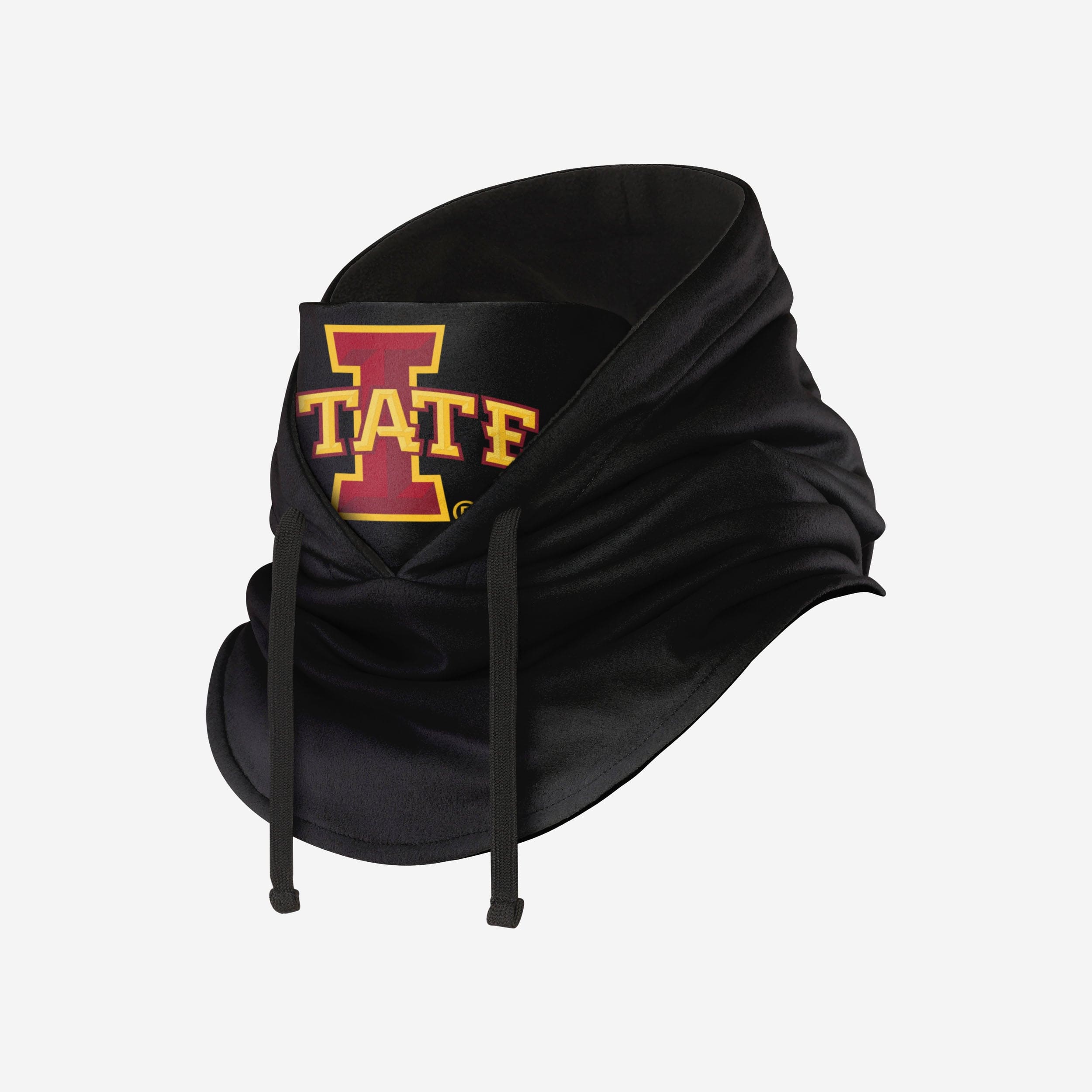 Iowa State Cyclones Black Drawstring Hooded Gaiter - Your Winter Essential