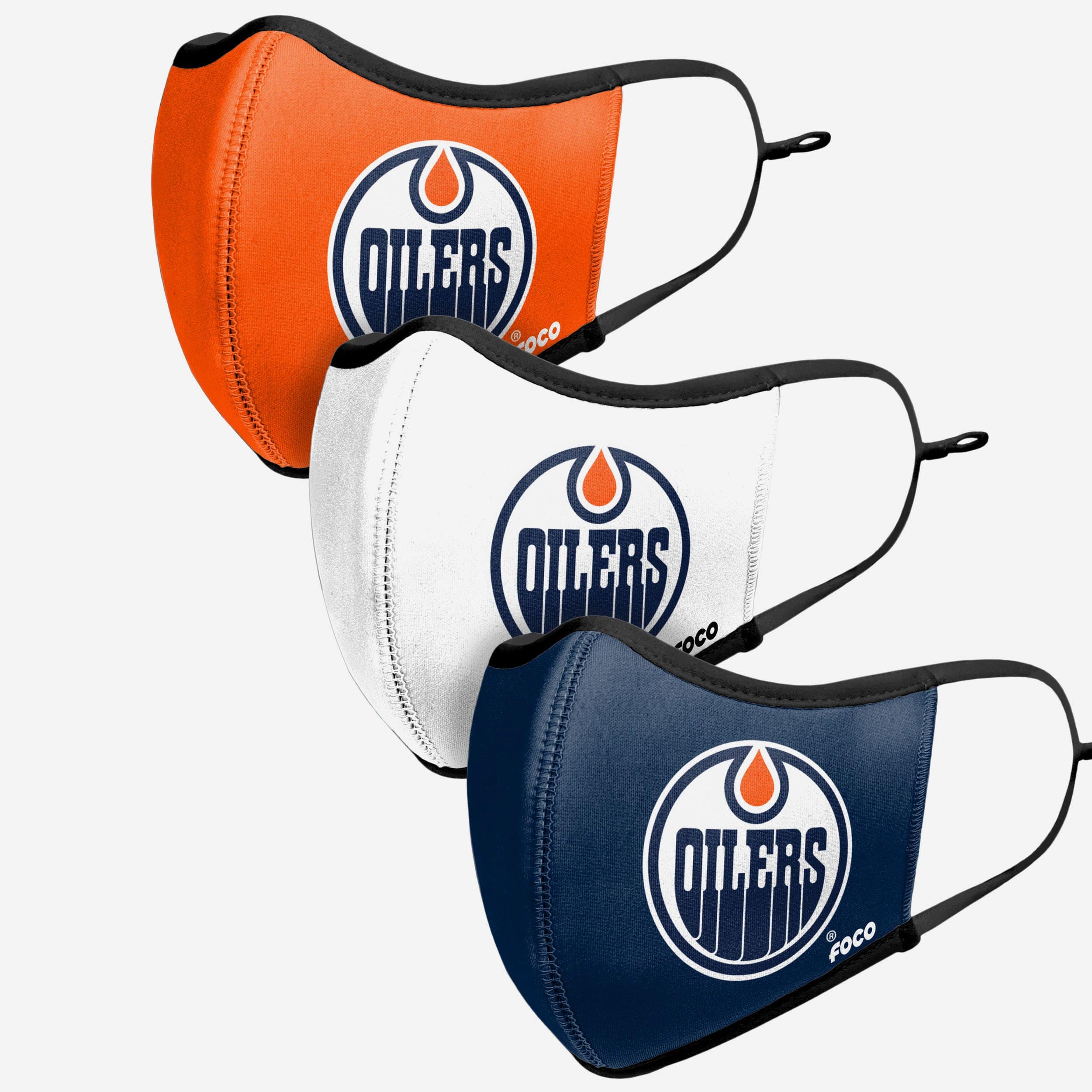 Edmonton Oilers 3-Pack Sporty Face Covers - Show Your Team Spirit!