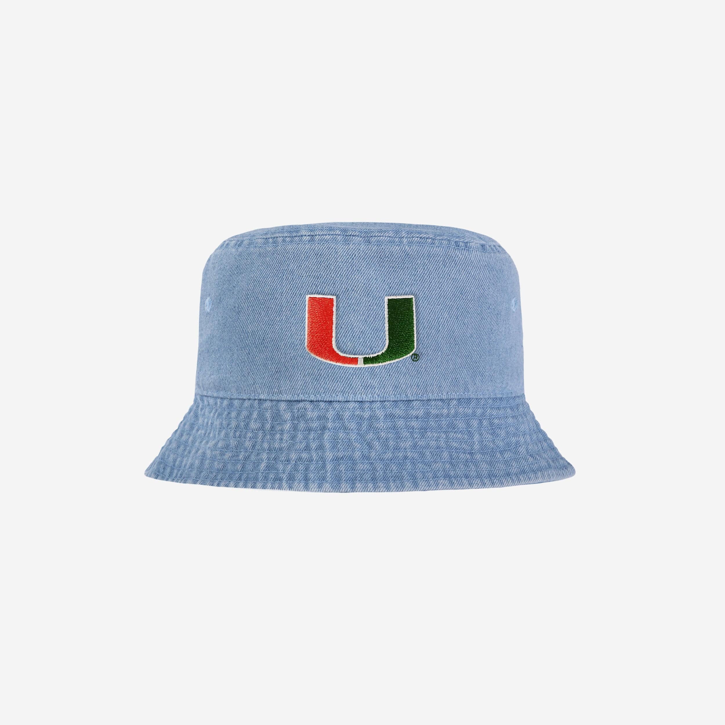 Gorgeous Miami Hurricanes Denim Bucket Hat - Show Your Team Spirit!