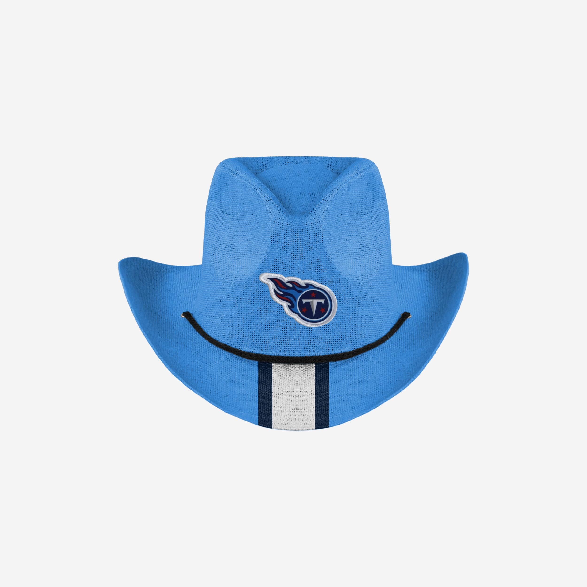 Stylish Tennessee Titans Team Stripe Cowboy Hat - Show Your Team Spirit!