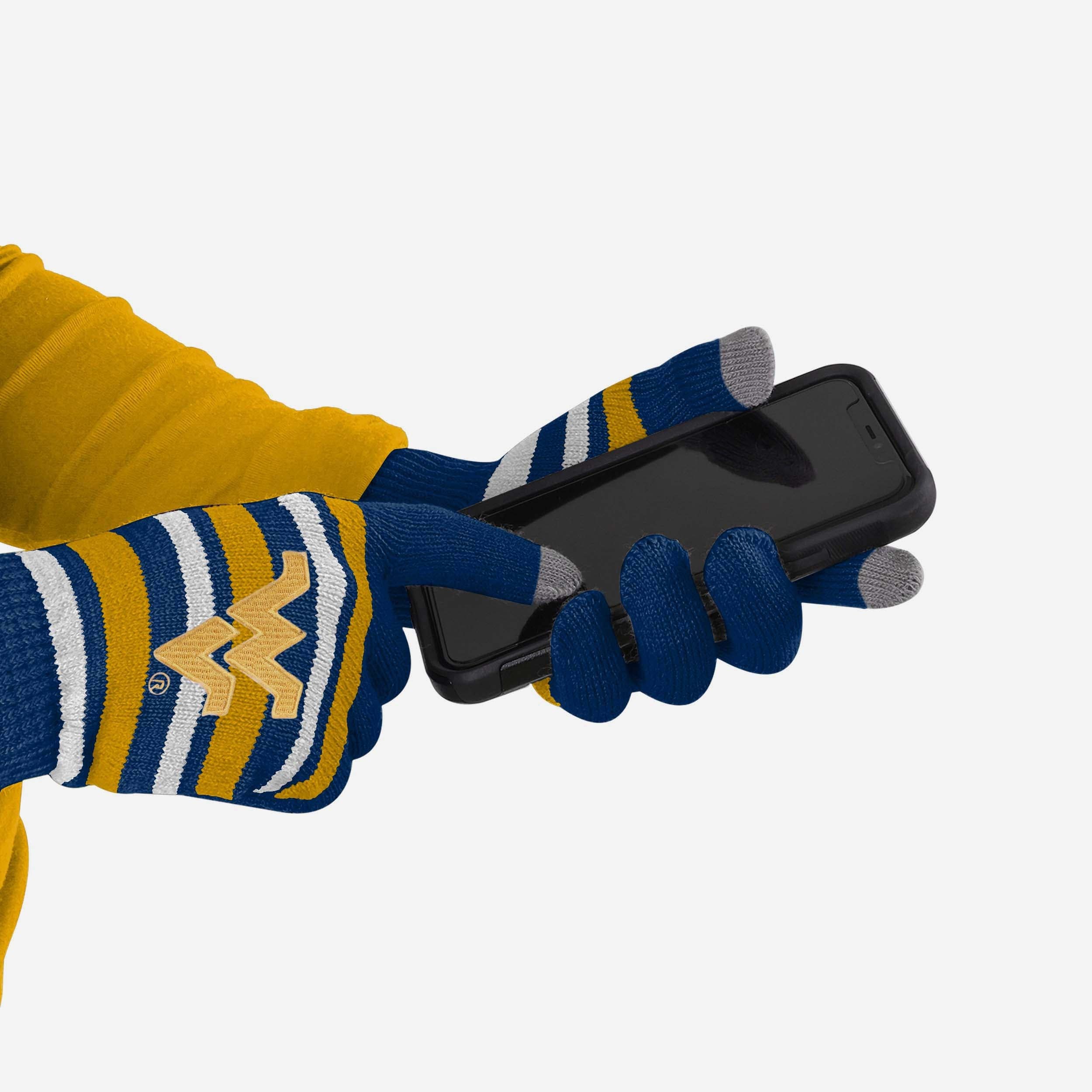 West Virginia Mountaineers Stylish Stretch Gloves