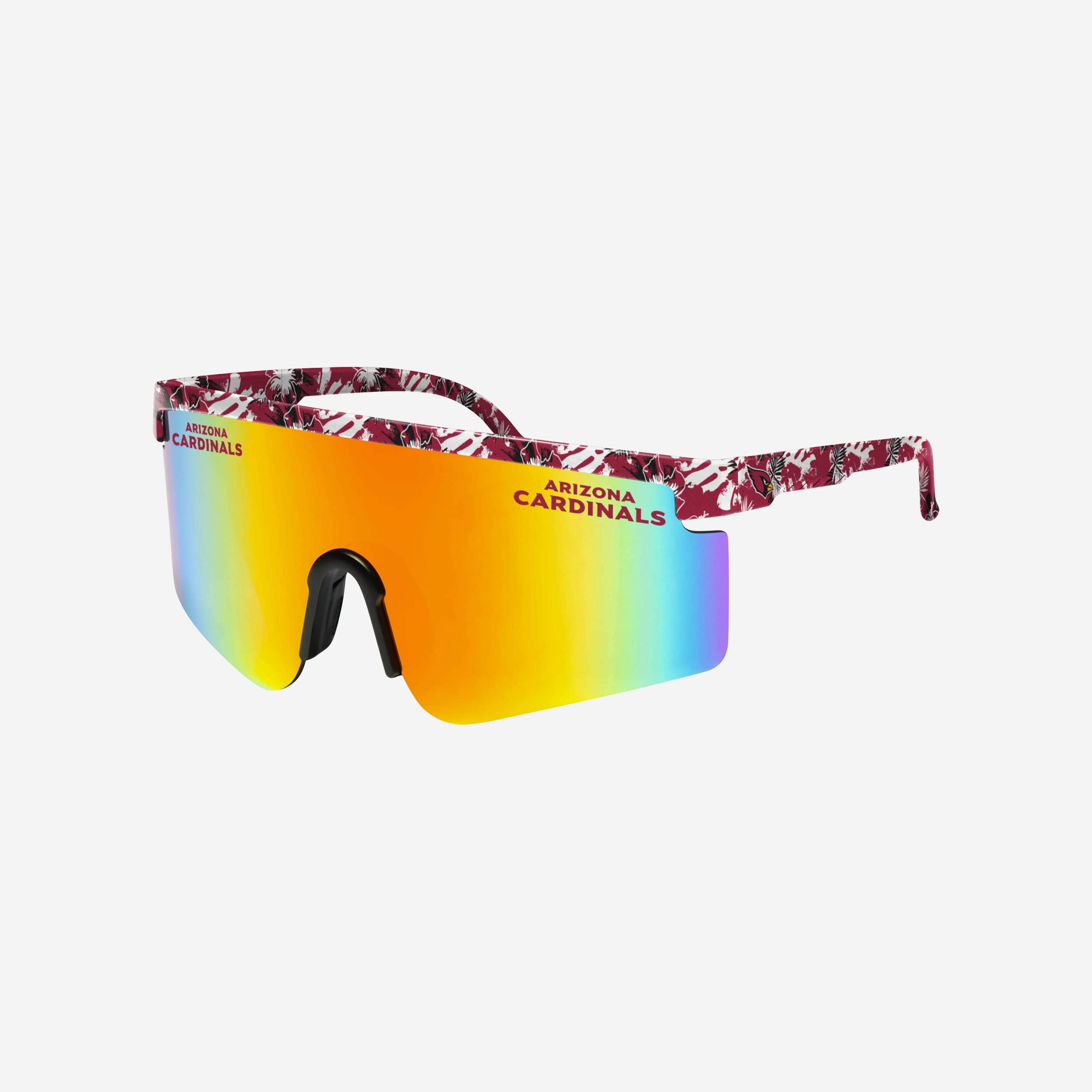 Stylish Arizona Cardinals Floral Large Frame Sunglasses