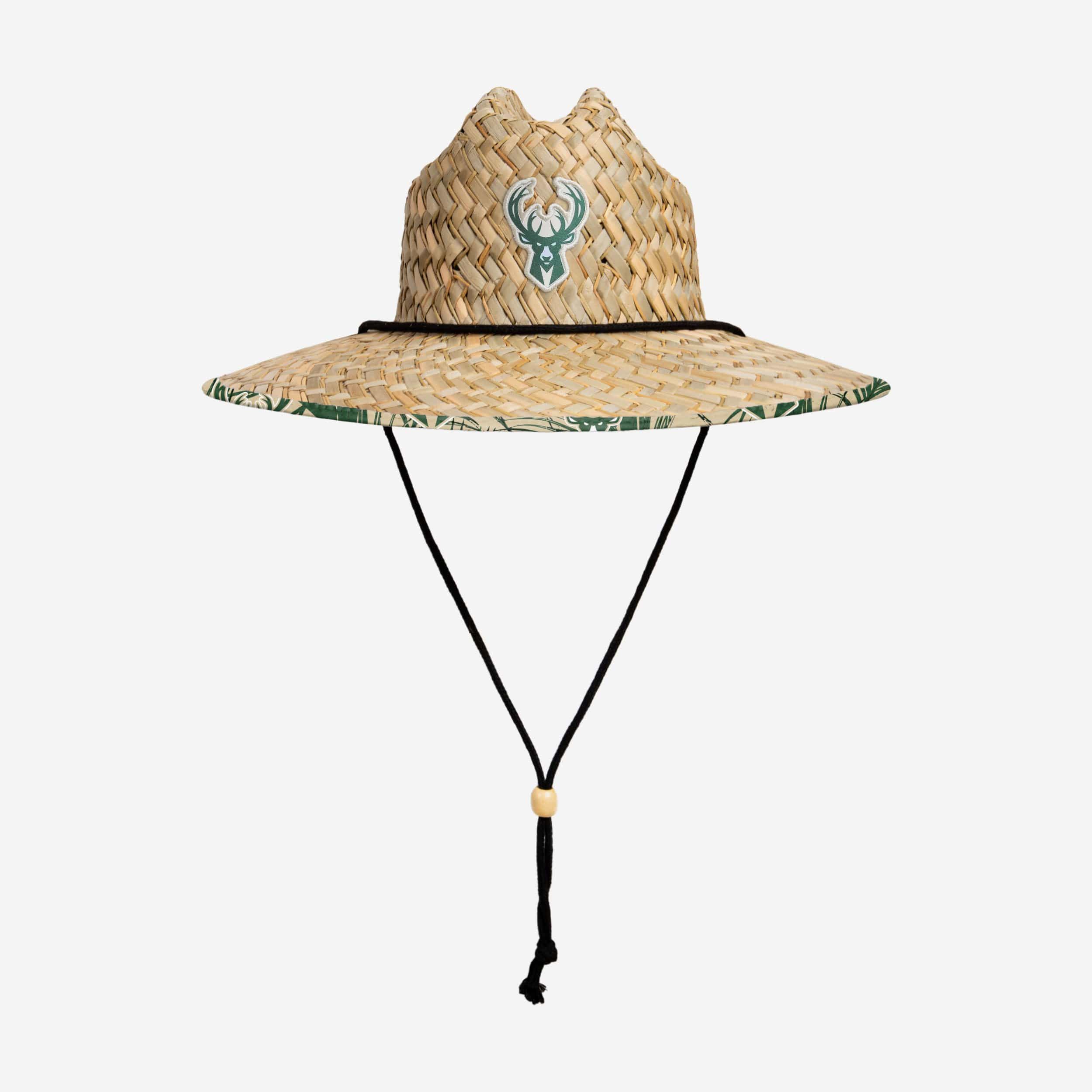 Milwaukee Bucks Stylish Floral Straw Hat - A Summer Must-Have!
