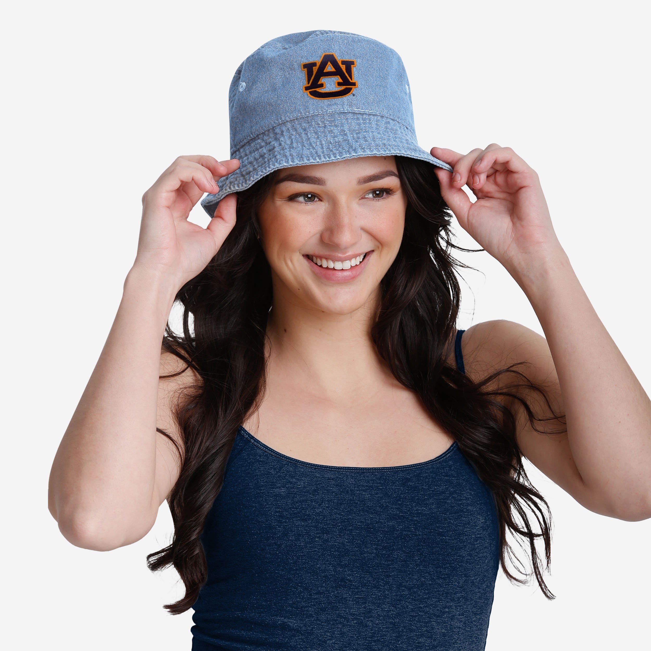 Auburn Tigers Stylish Denim Bucket Hat - Show Your Team Spirit!