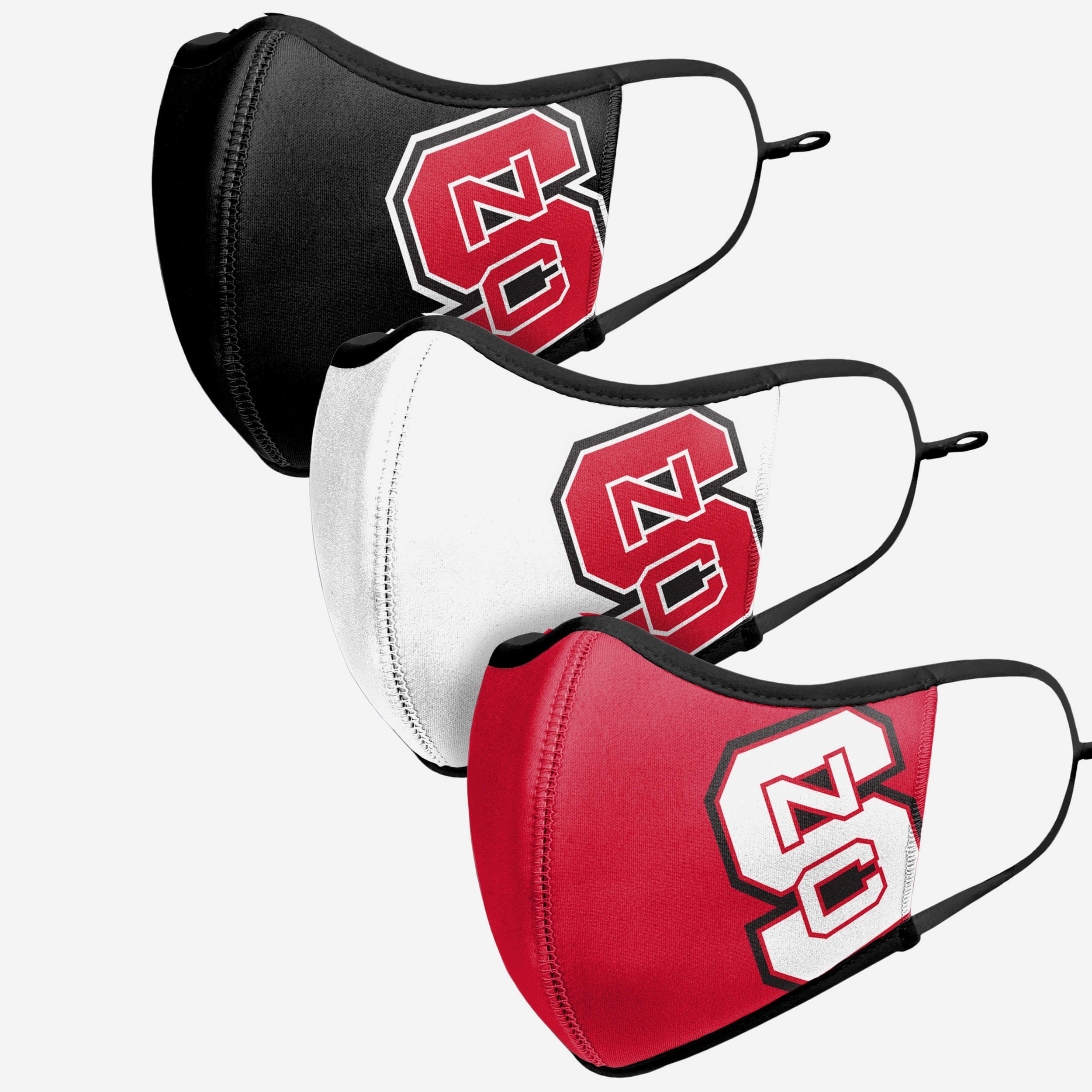 NC State Wolfpack 3-Pack Sports Face Cover - Represent Your Team in Style!