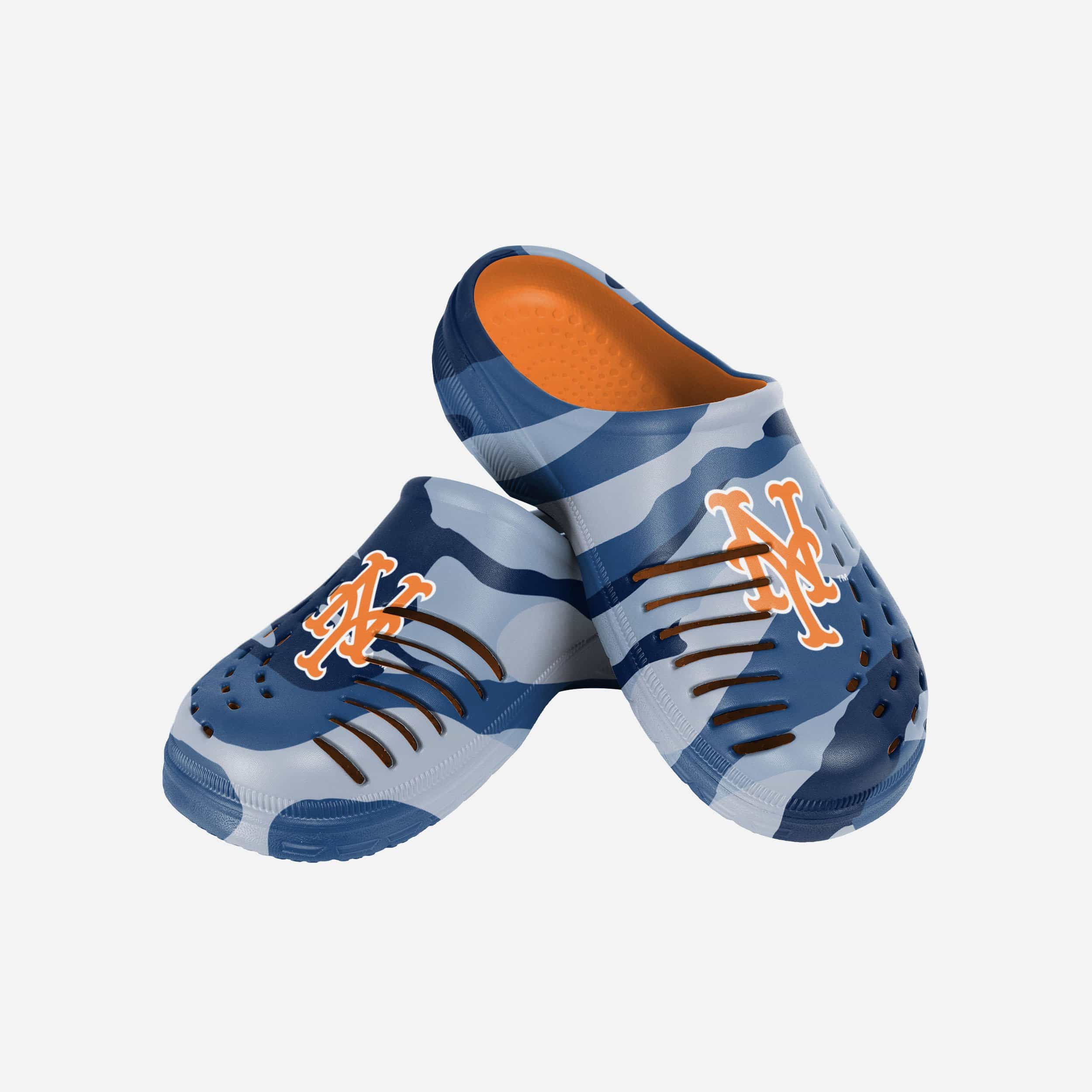 New York Mets Tonal Camo Clogs - Show Your Fandom!