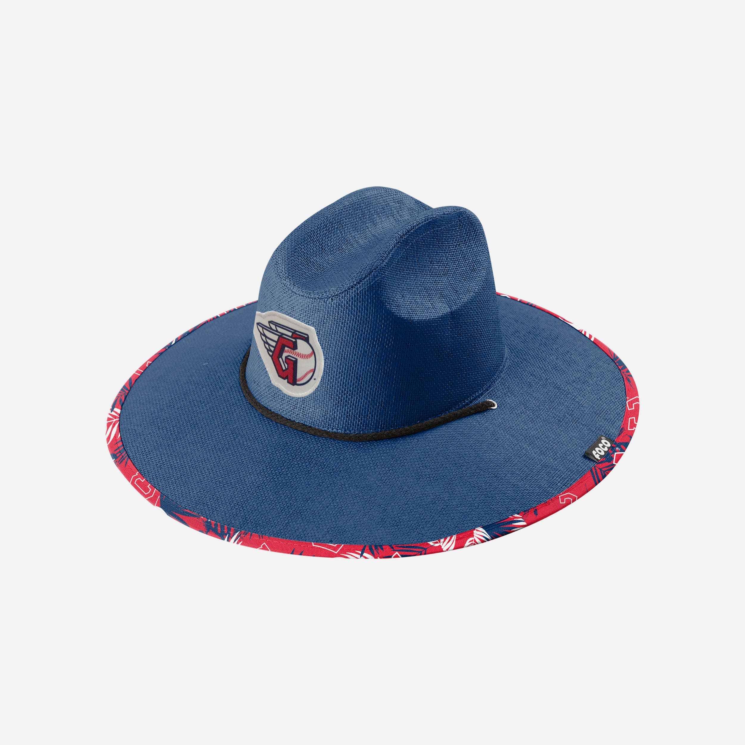Cleveland Guardians Stylish Team Color Straw Hat