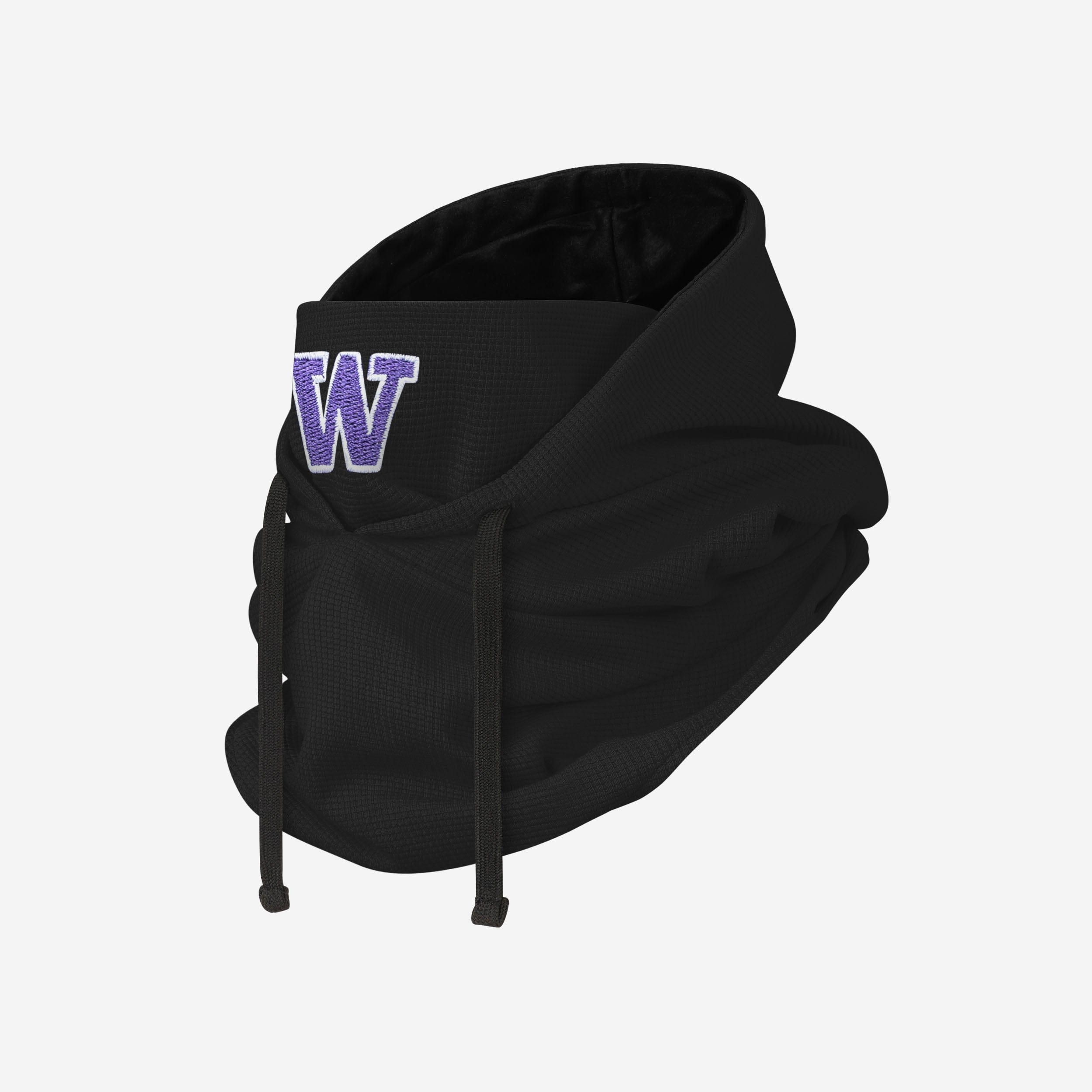 Washington Huskies Waffle Drawstring Hooded Gaiter - Your Ultimate Winter Companion