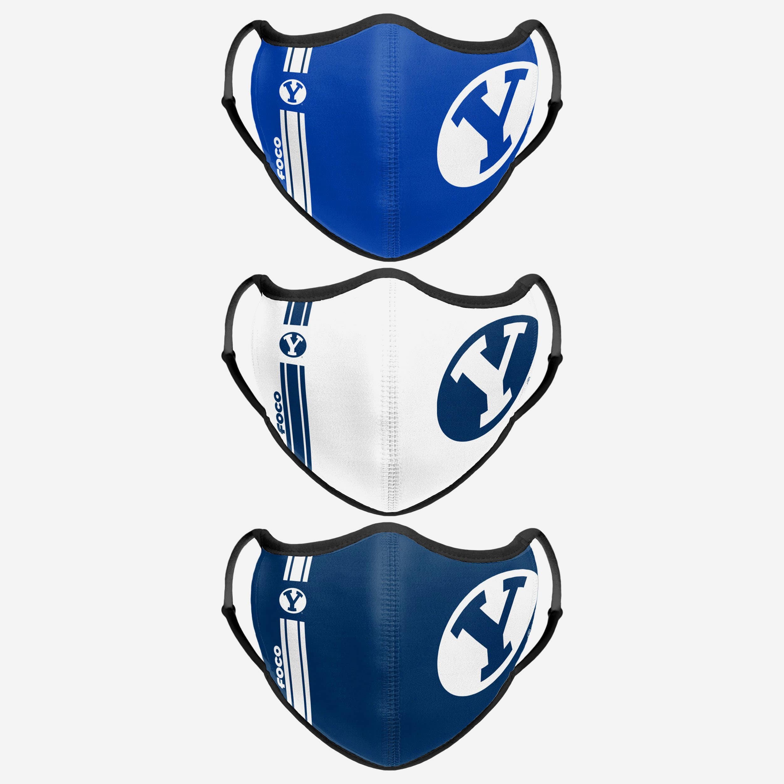 BYU Cougars 3-Pack Fashionable Sport Face Covers
