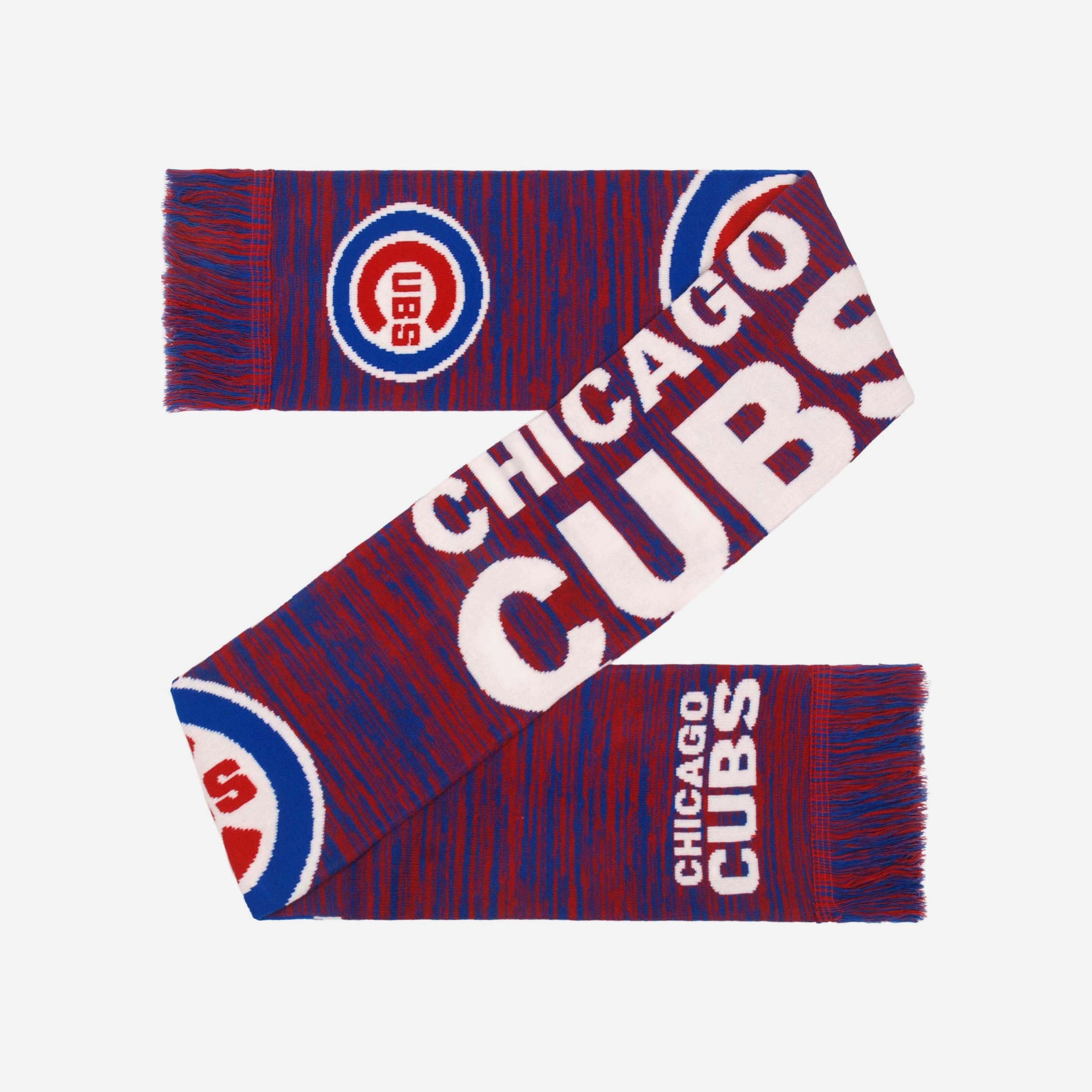 Chicago Cubs Big Wordmark Colorblend Scarf - Show Your Fandom!